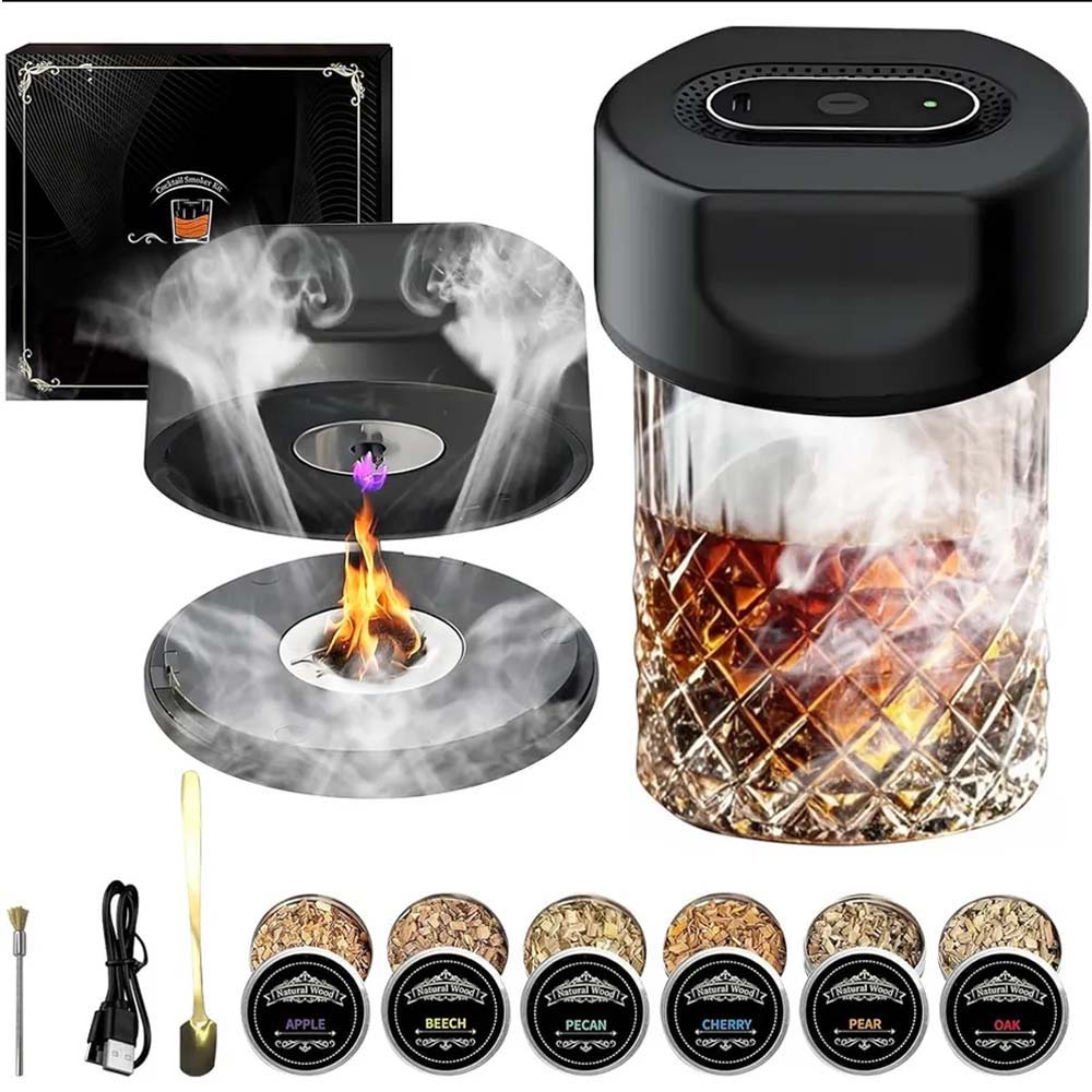 Sada Na Uzení Whisky Smoker Elektrický Dárek Pro Přítele A Manžela