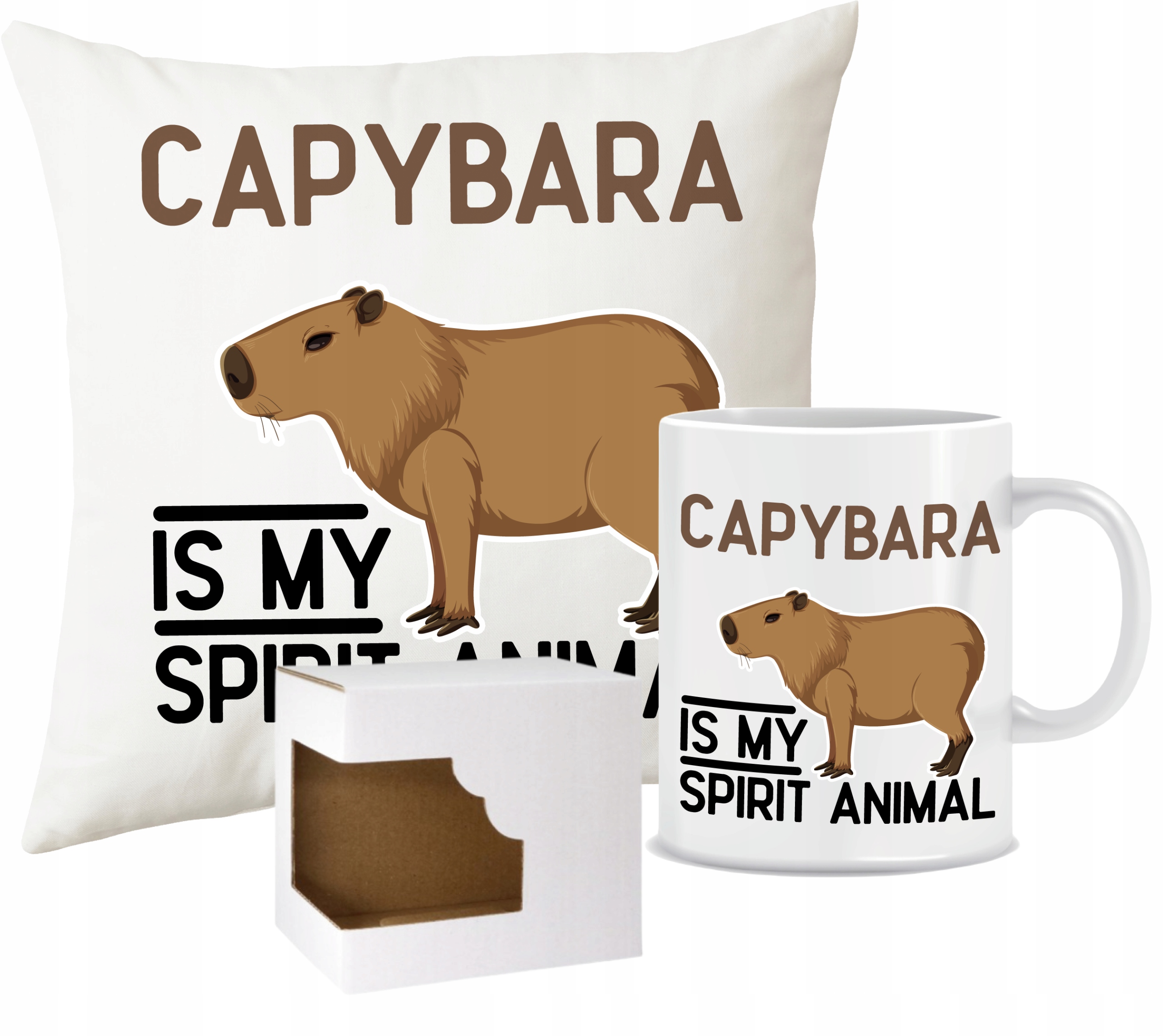 

Kubek Poduszka Kapibara spirit animal