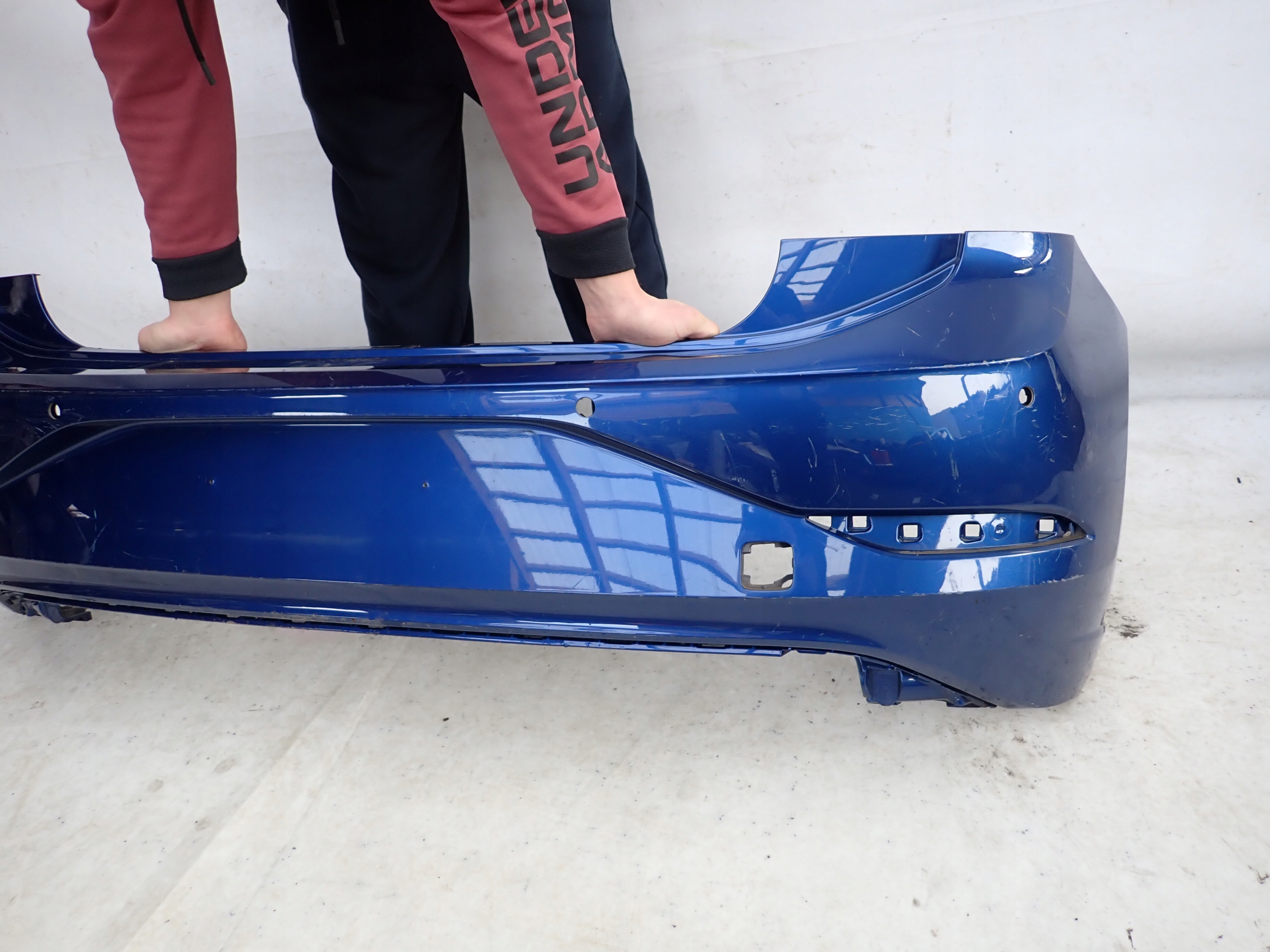 VW POLO VI 2G LIFT 21- bumper rear part rear PDC