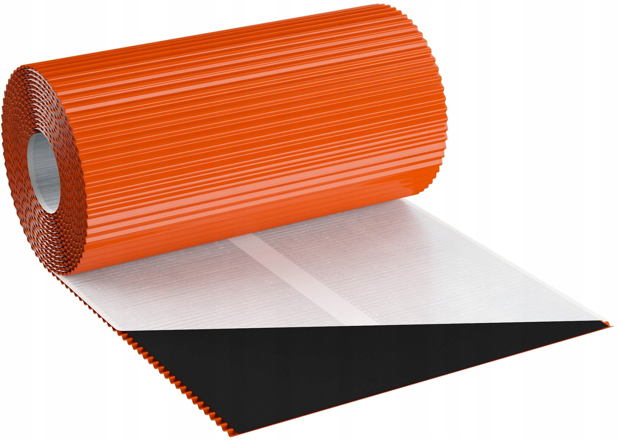 TAŚMA KOMINOWA ALUMINIOWA RYFLOWANA DEKARSKA FLEX STANDARD CEGLASTA