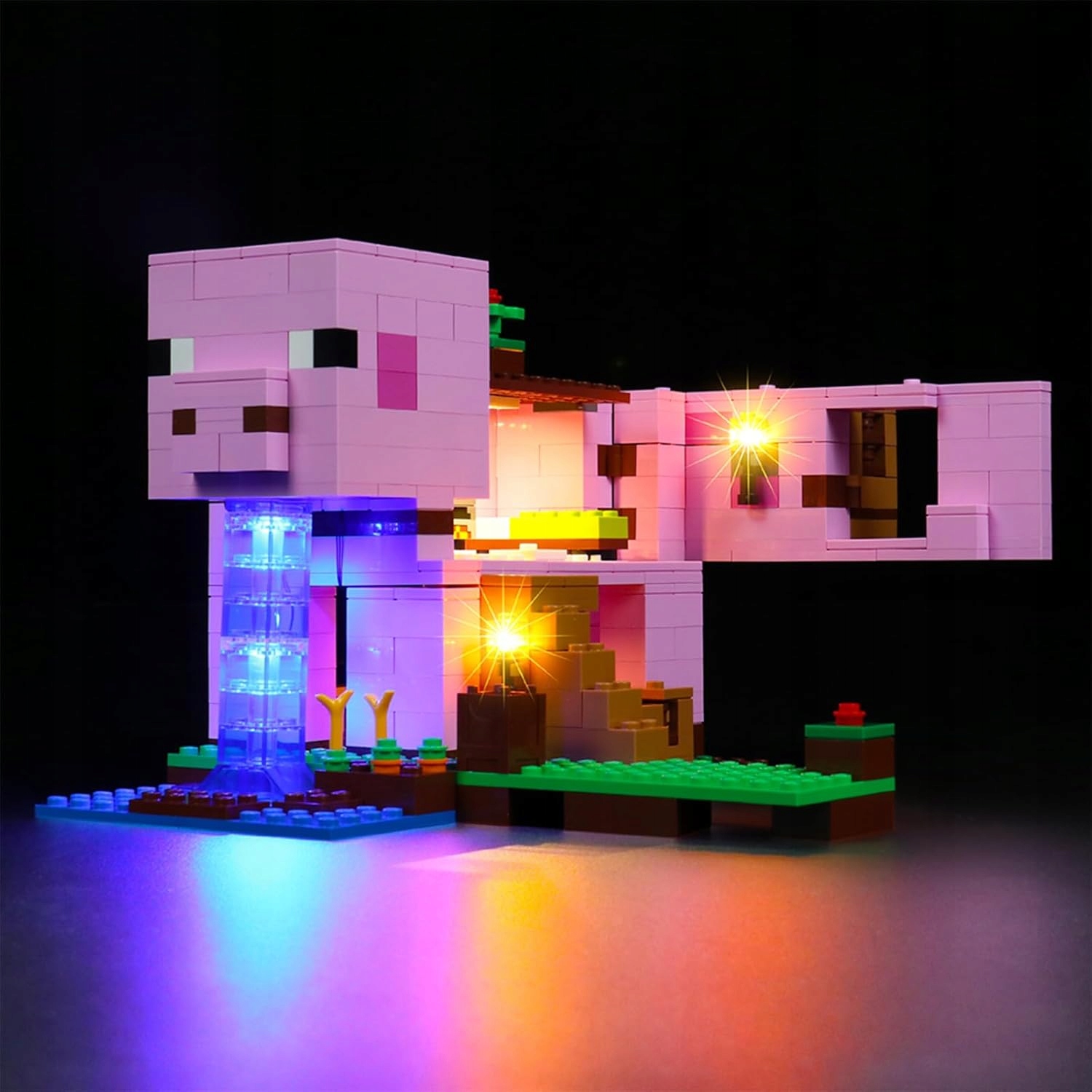 Oświetlenie Led do Lego 21170 Minecraft Dom w Kształcie Świni zestaw
