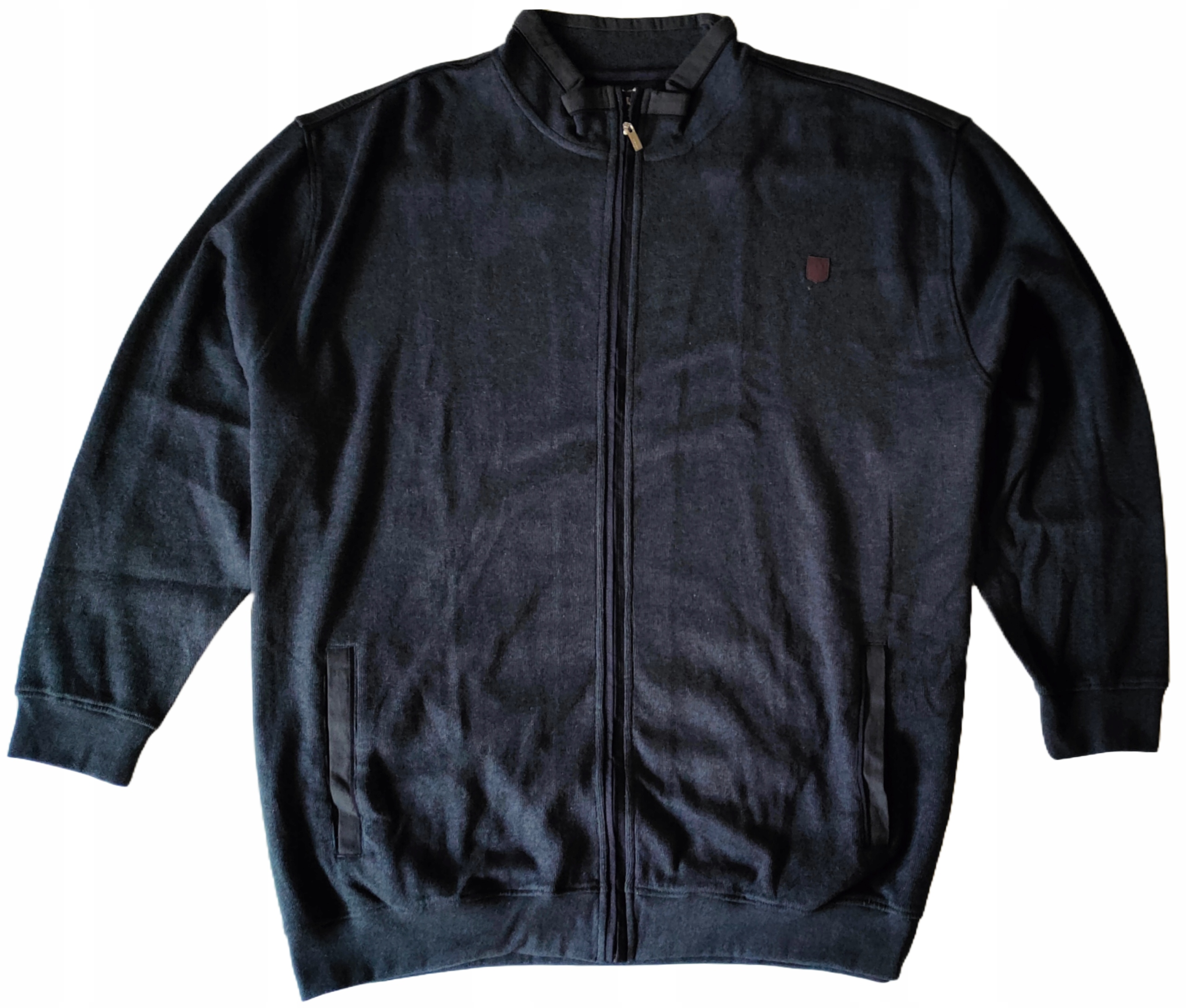 Kitaro Velké Velikosti Rozepínací Mikina Šedá Grafitová Bavlna 7XL 178 cm