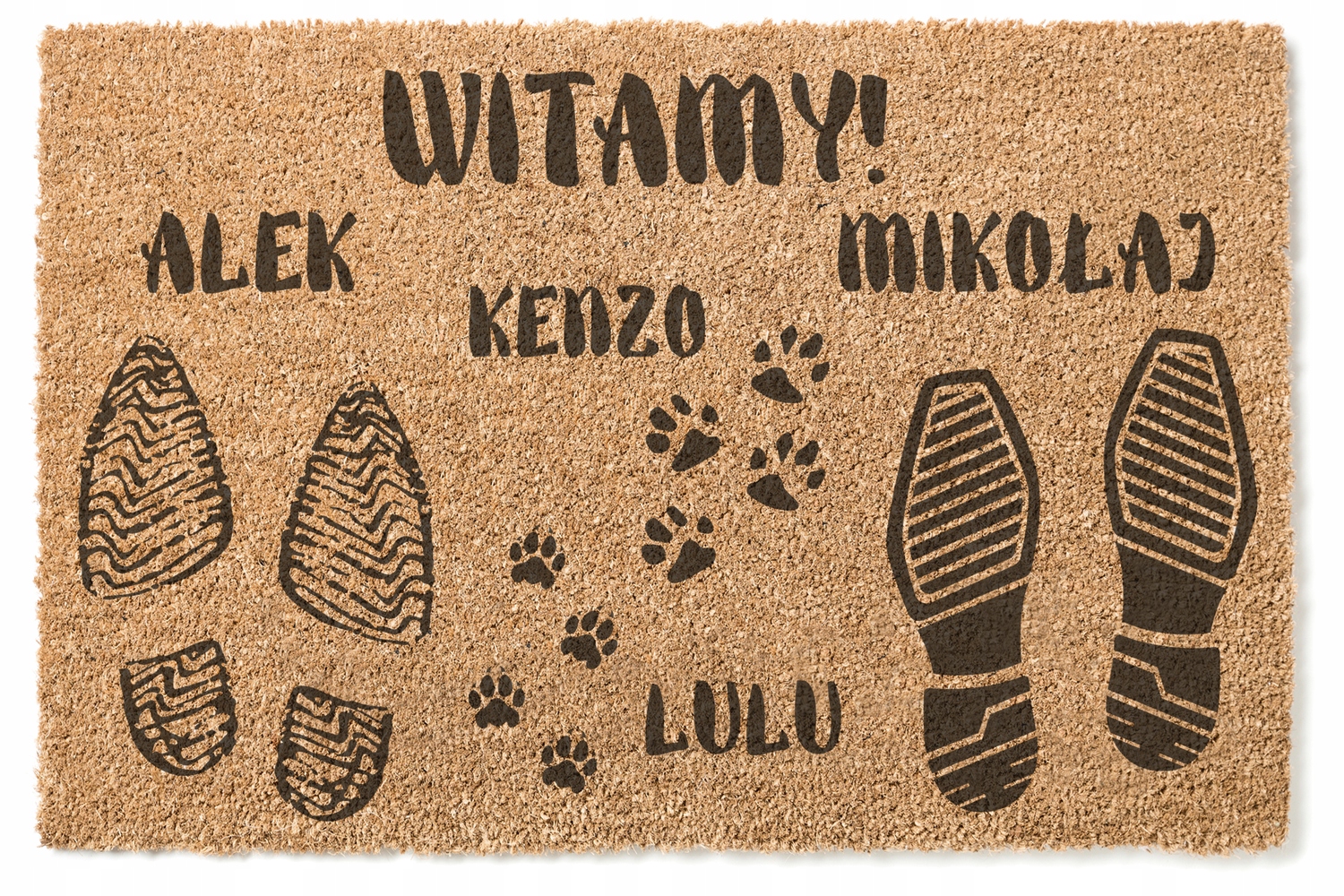 

Wycieraczka z napisem personalizowana 32.2 rodzina