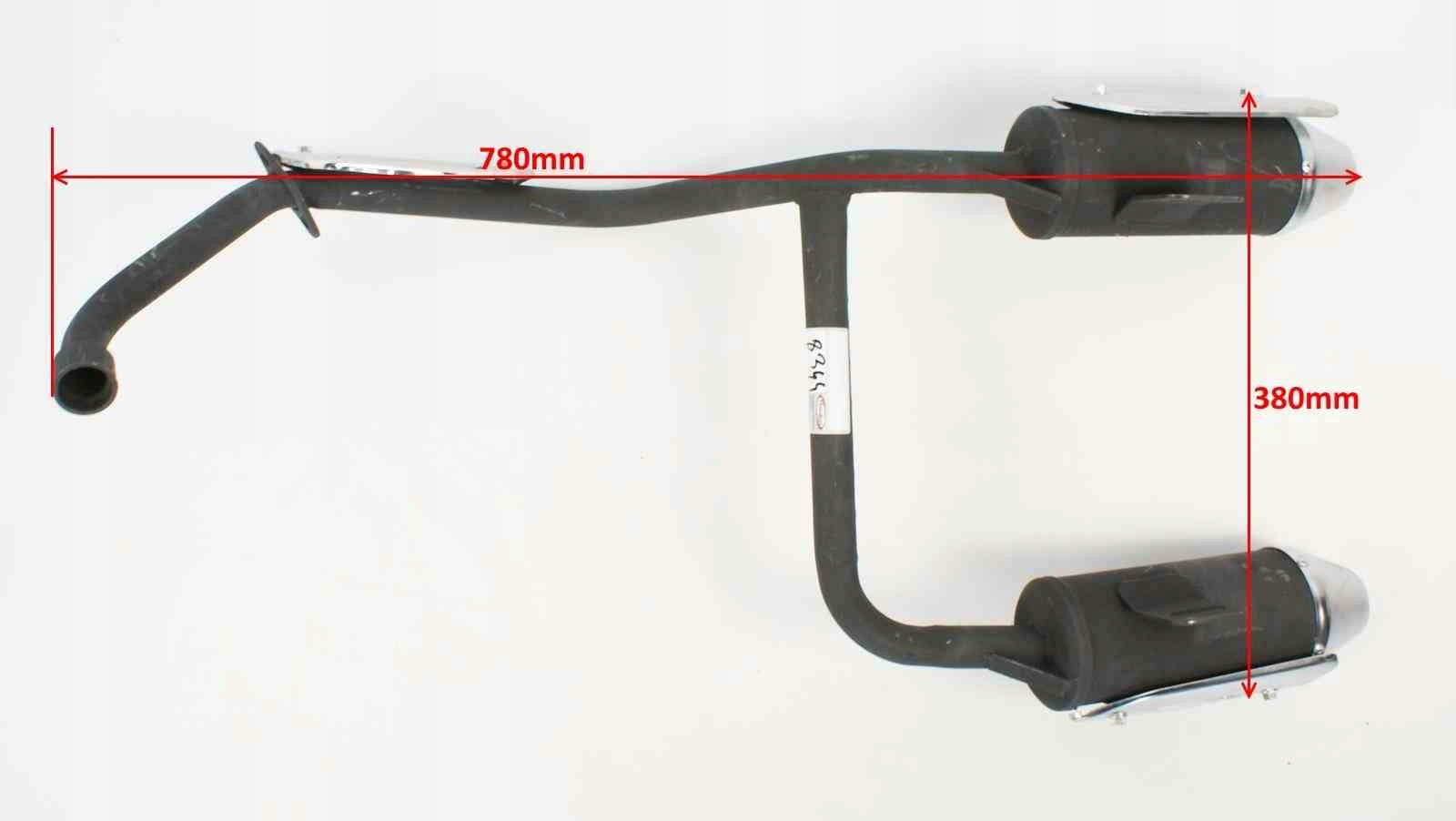 TŁUMIK ATV 110 PODWÓJNY DYFUZOR HB Producent inny