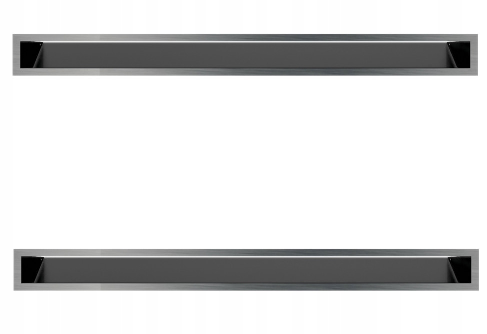 Krbová mriežka Luft jednoduchá brúsená 2ks 9x100 komplet do krbu