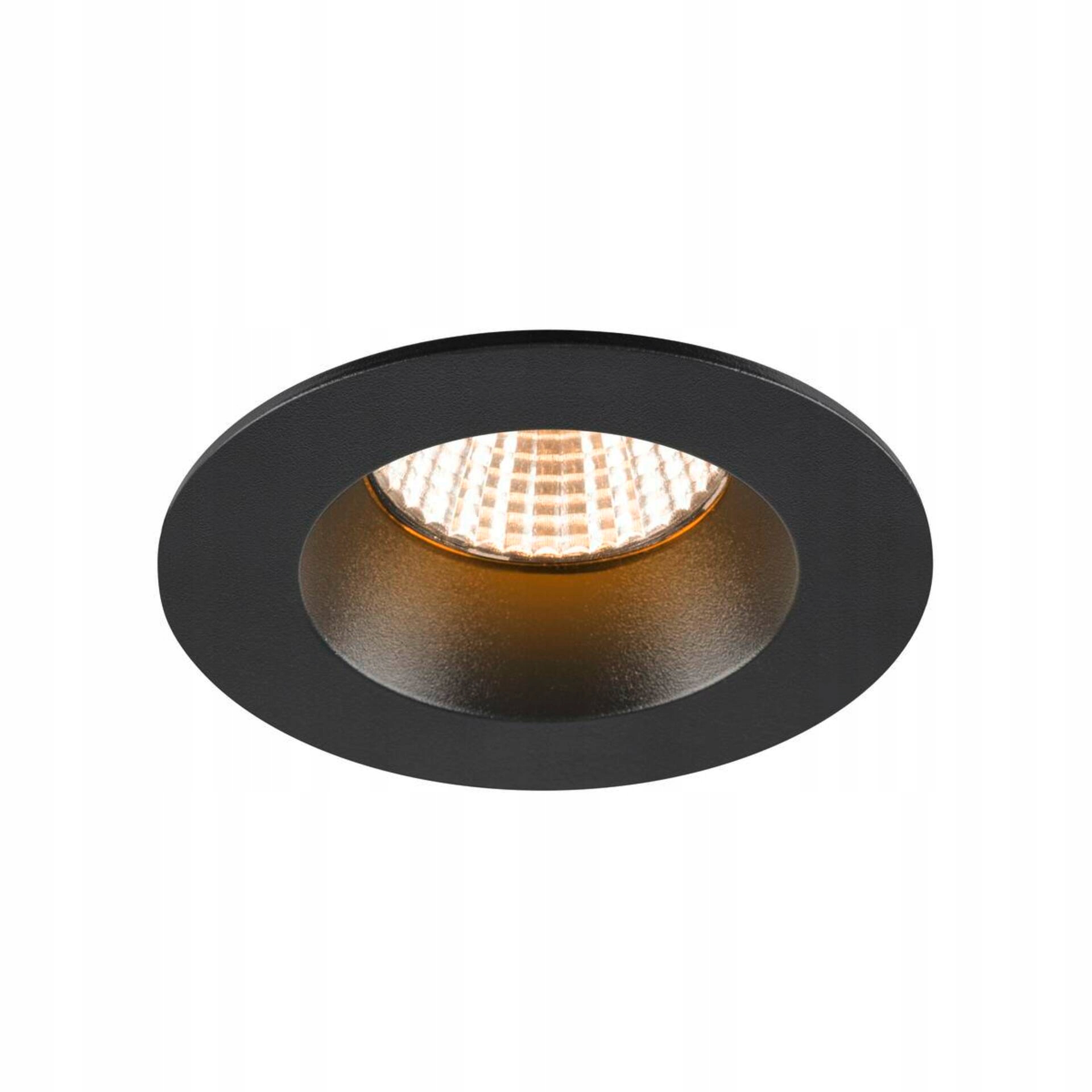 Stropné bodové svietidlo Slv New Tria 68 čierne 8,3 W 2700K IP65