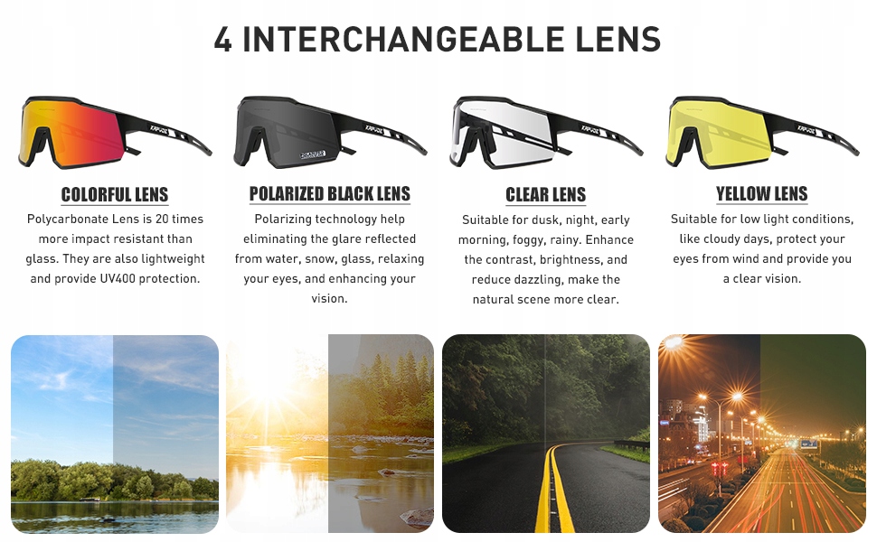 SPOLARYZOWANE OKULARY ROWEROWE SPORTOWE OKULARY Rodzaj okulary rowerowe