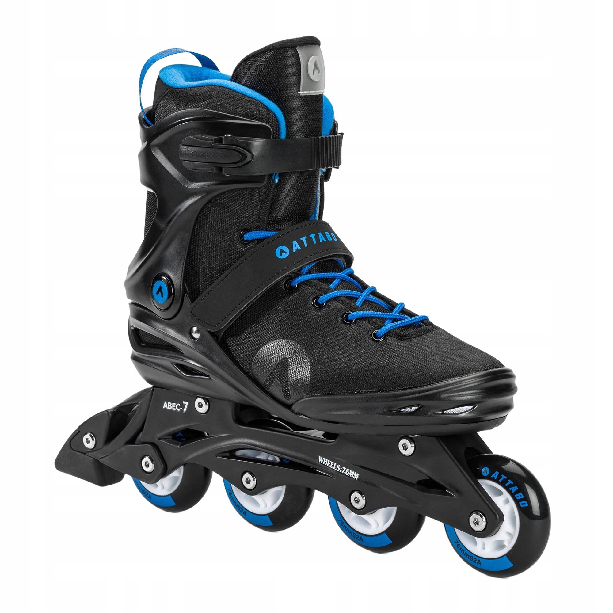 C386/1 Rolki męskie ATTABO Cyclone czarny 42 Rekreacyjne ABEC-7 Koła 76mm