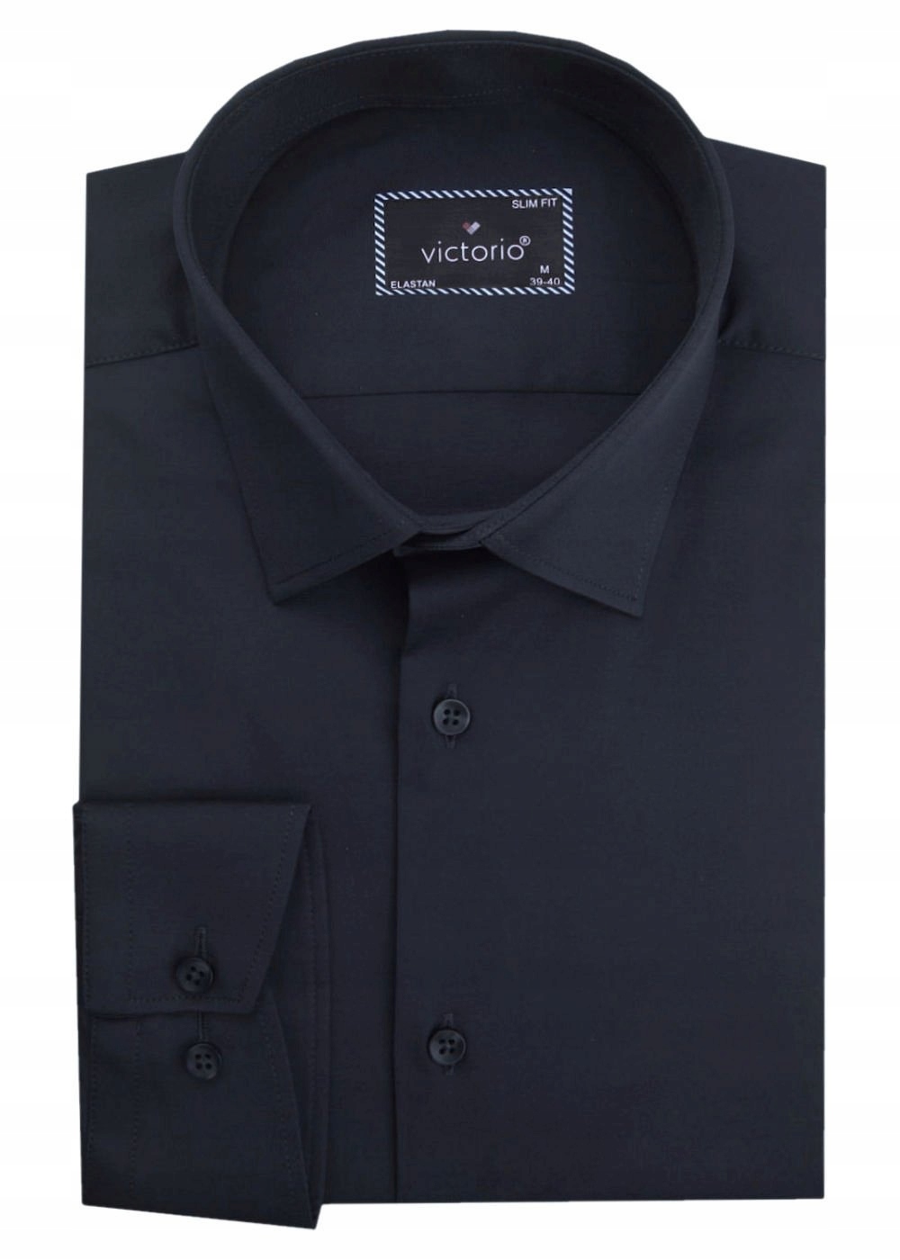 Košile Námořnická Modrá, jednobarevná 44/182-188 (Slim)