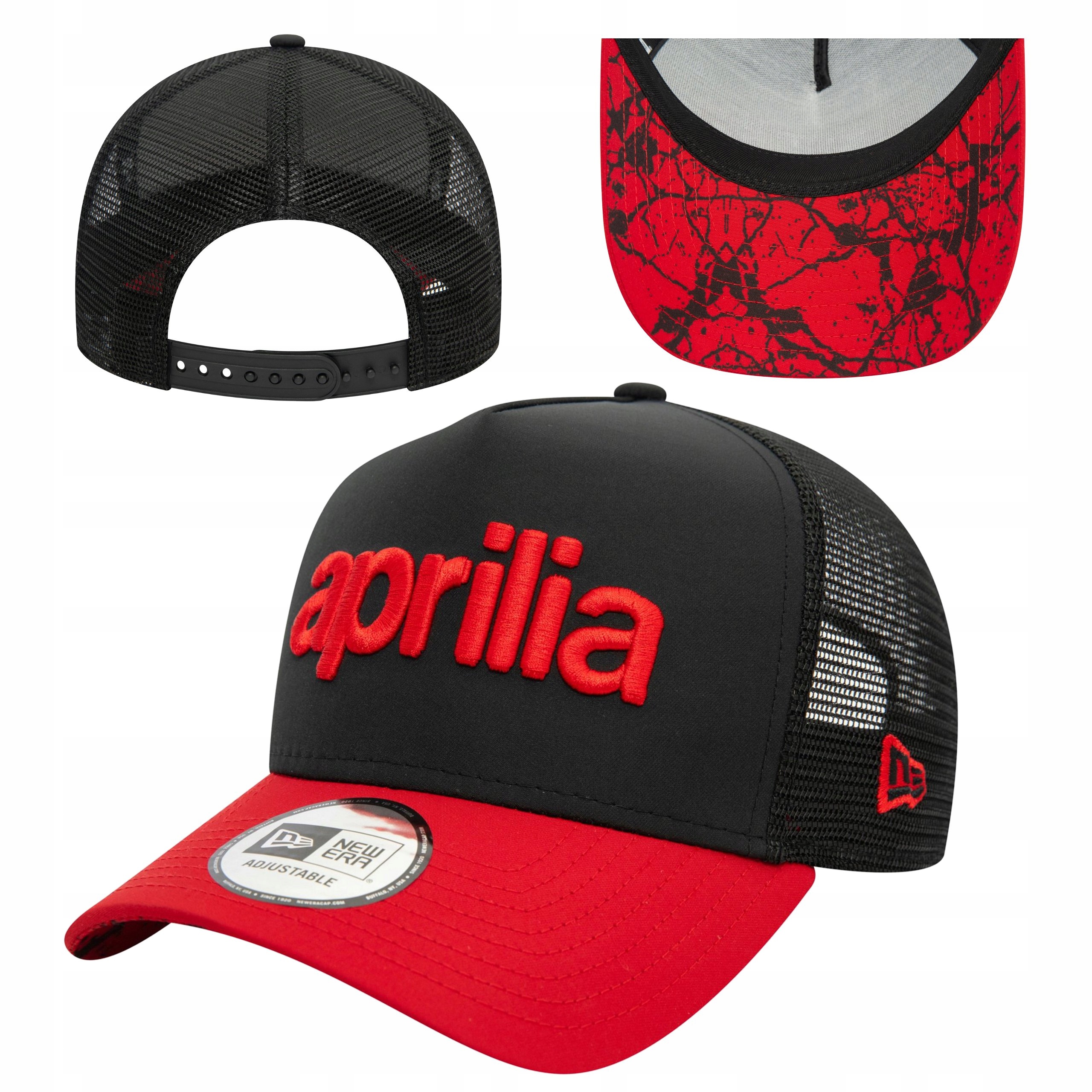 Čiapka Aprilia New Era Crackle Trucker Cap Motocyklová Univerzálna