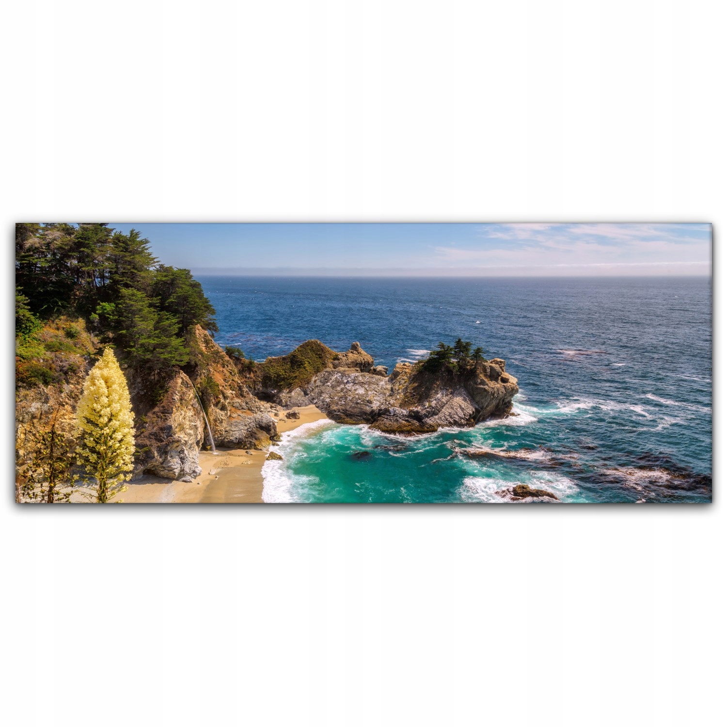 

Obraz canvas na ścianę 125x50 Plaża Morze Wybrzeże