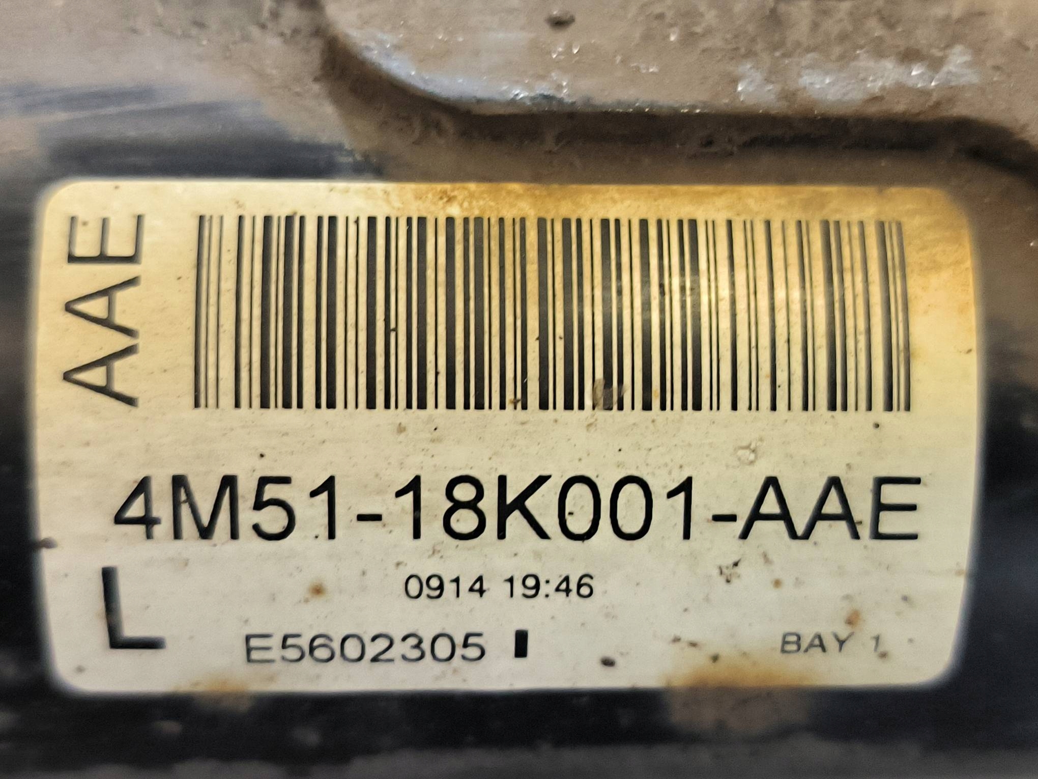 shock absorber left front 4M51-18K001-AAE FORD FOCUS MK2 LIFT
