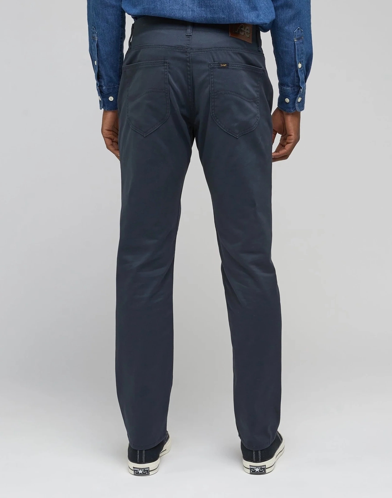 Pánské jednoduché džíny Lee Straight Fit Mvp Navy L72BBGA98 112332274 32/30