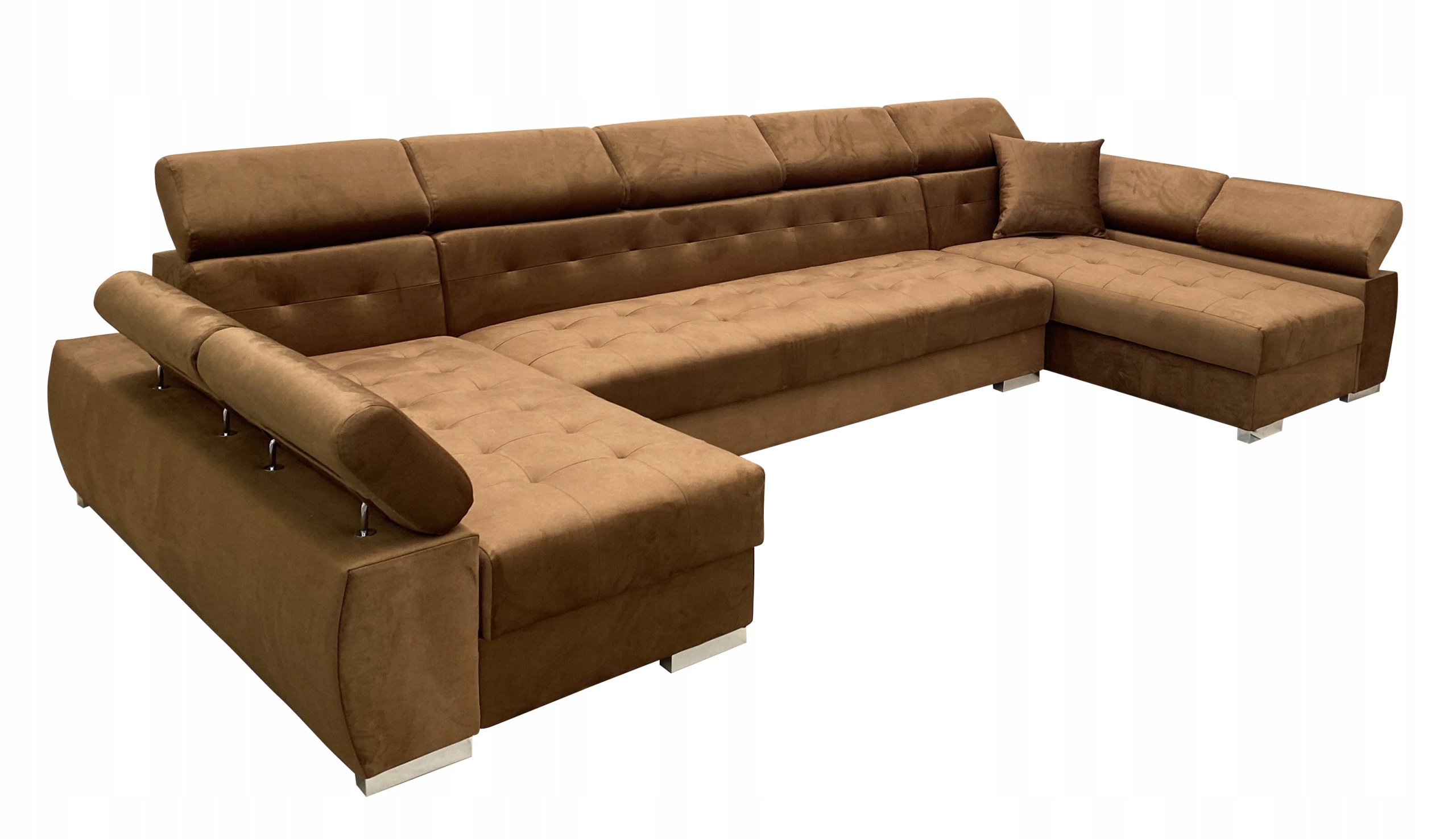 NAROŻNIK ASLAN U MIDI RUCHOME ZAGŁÓWKI Szerokość mebla 395 cm