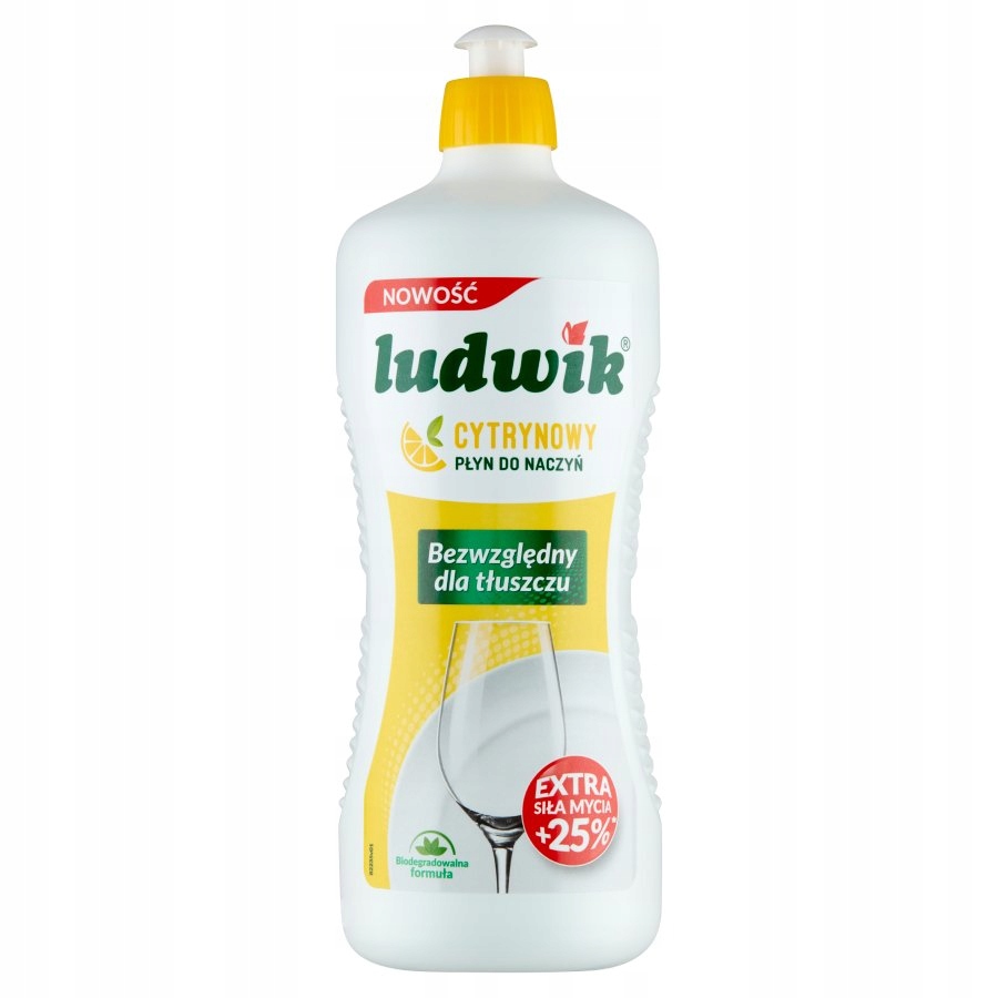

Ludwik Balsam do mycia naczyń cytrynowy 900g płyn