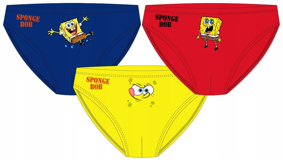 

Sponge Bob slipy majtki 3PAK 5-6 lat 110 116