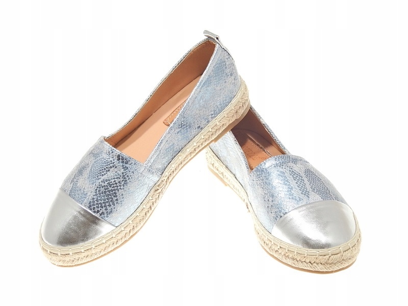 DAMSKIE ESPADRYLE TENISÓWKI A670-ESP-1 Blue r.37 Długość wkładki 24 cm