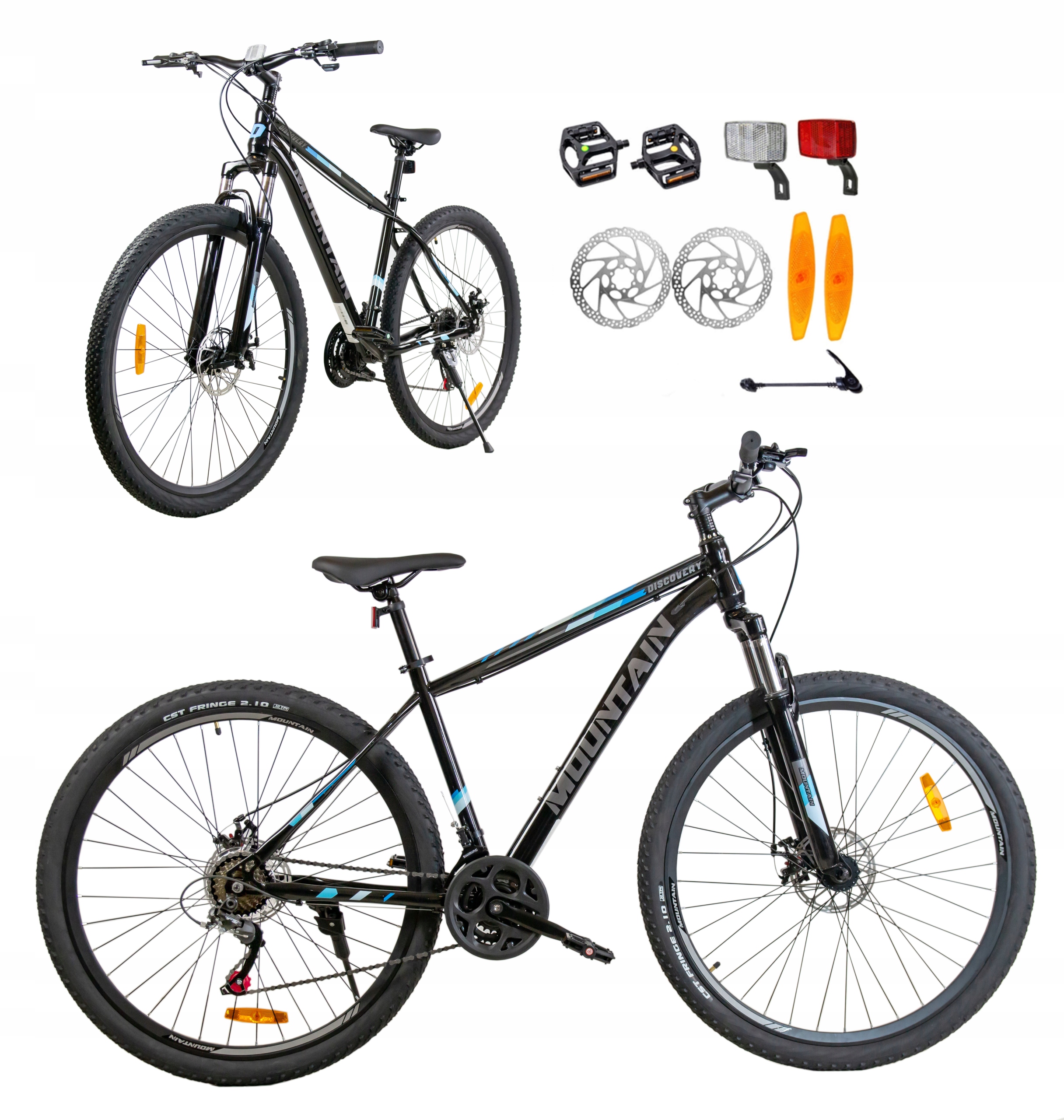 Rower Górski Męski Koła 29 Stalowy Mtb 170-180cm 21 Biegów