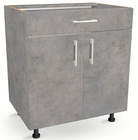 

Szafka kuchenna z szufladą 80 cm Beton 82/80/52,1