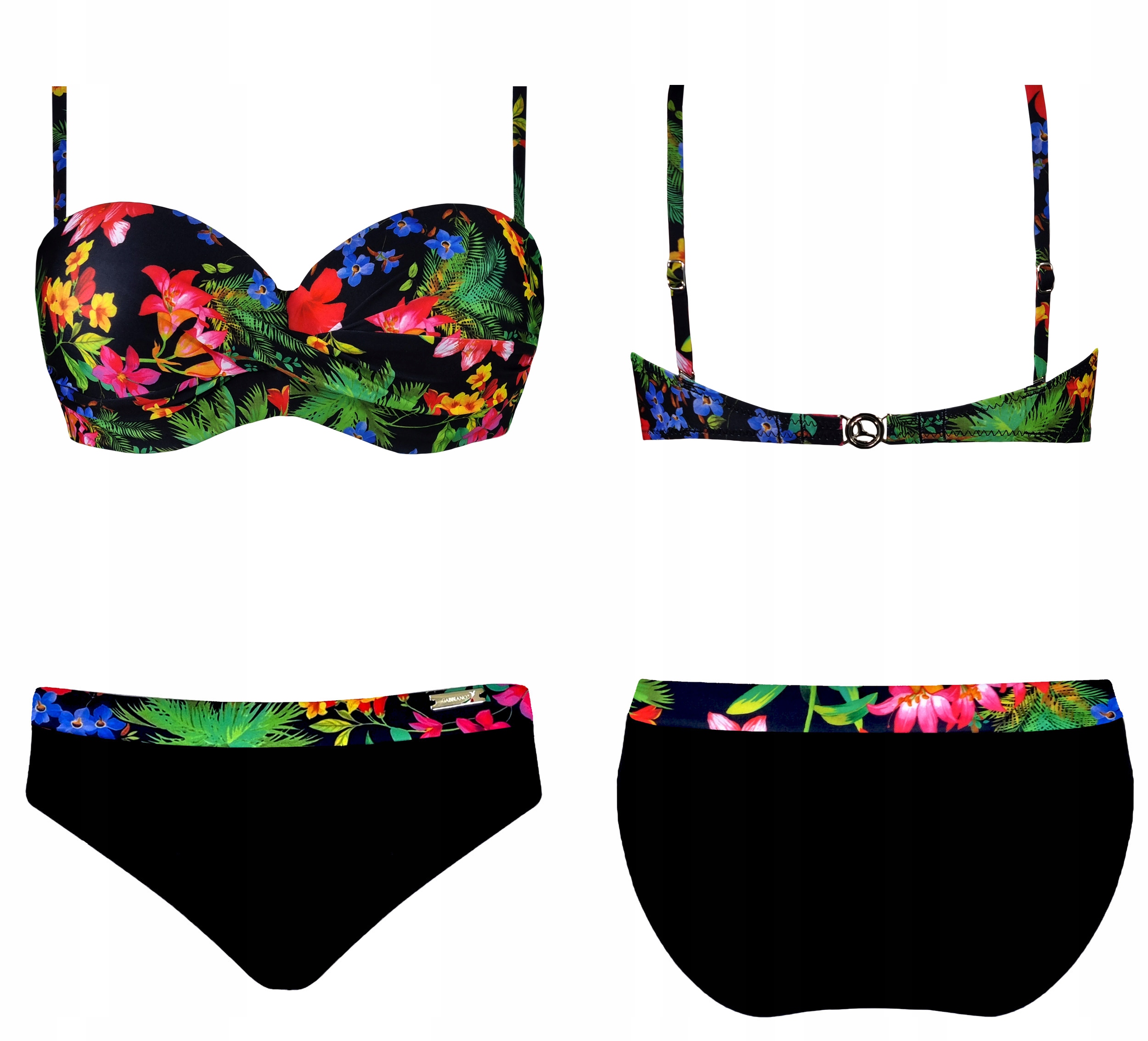 Strój kąpielowy dwuczęściowy push up GABBIANO Evita-DX 20/A 38C M 75C Kod producenta Evita-DX 20/A