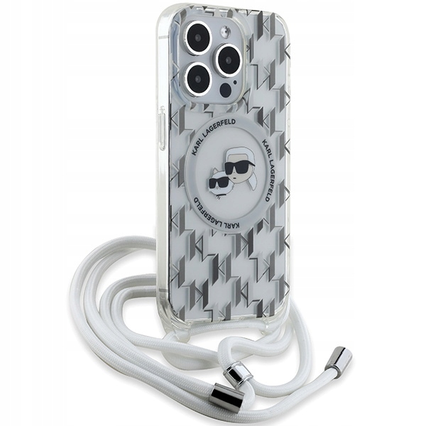 Karl Lagerfeld Crossbody Magsafe pouzdro poutko na rameno pro iPhone 15 Pro Max