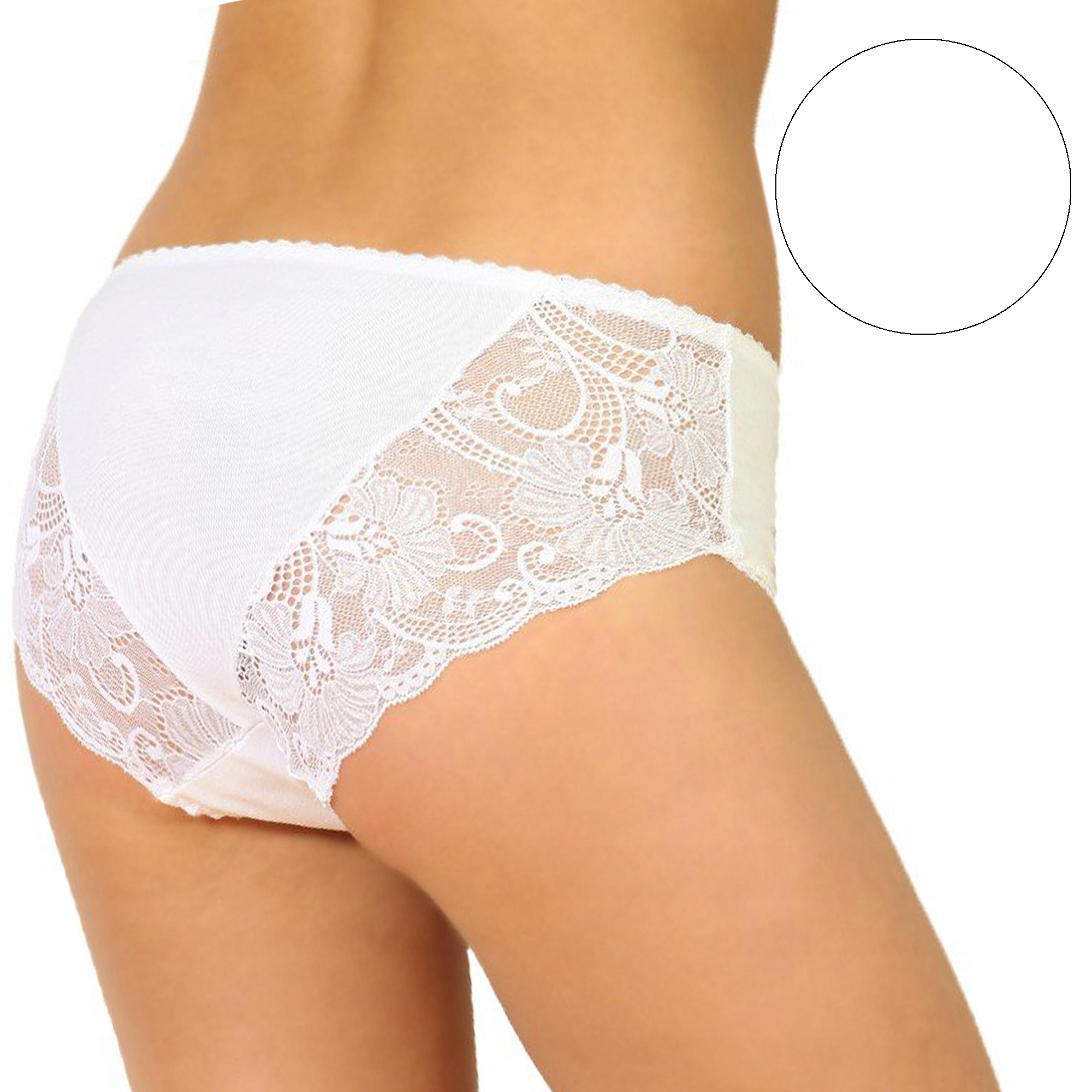 

Koronkowe figi majtki damskie Modo 114 Białe L