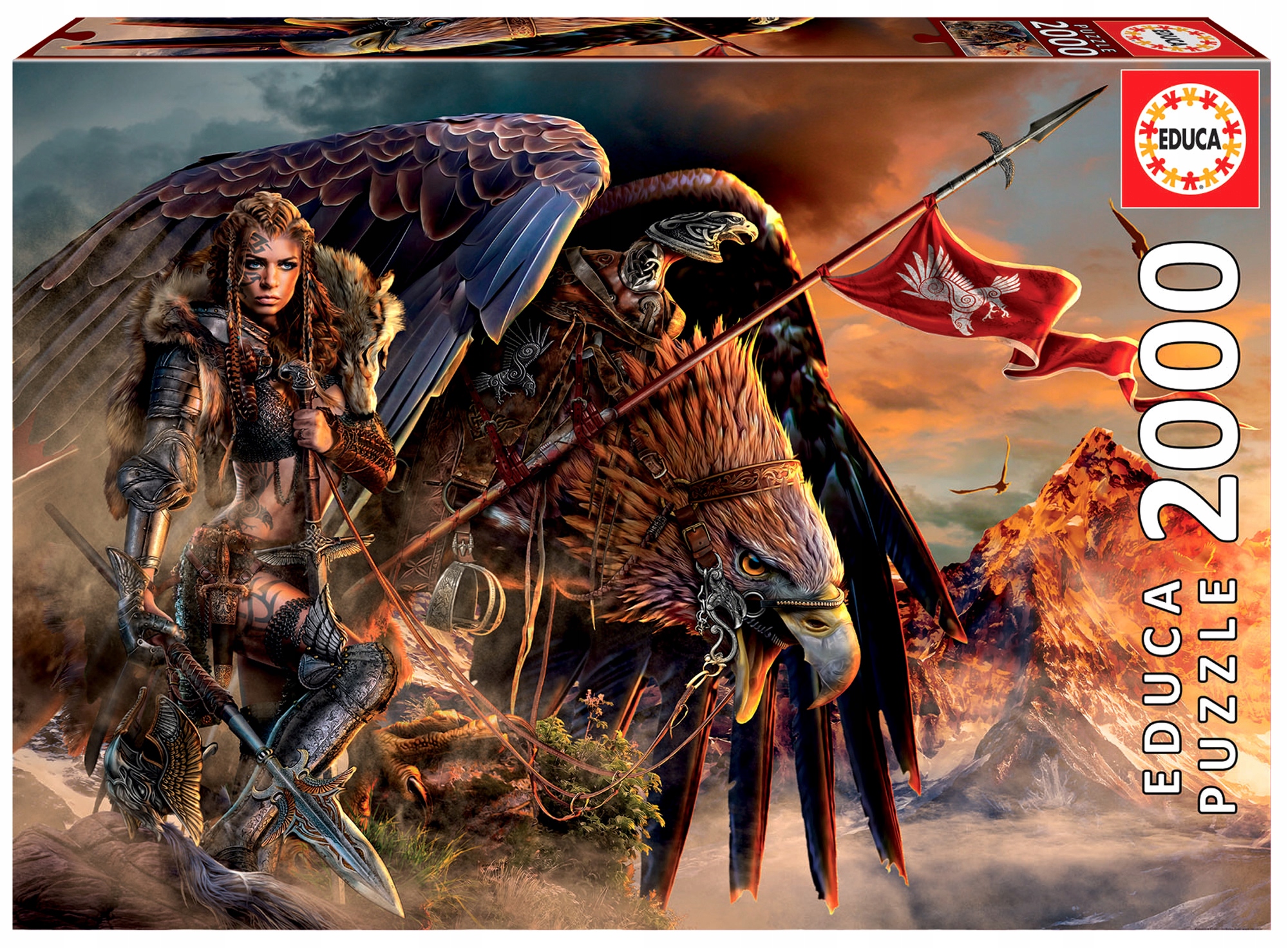 

Educa Puzzle 2000 el Wojowniczka i orzeł