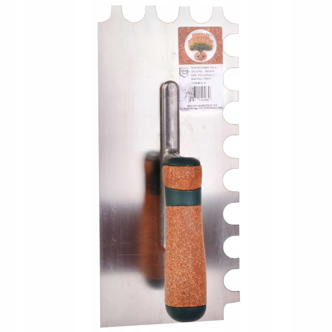 Paca z zębem półokrągłym 280 x 130 Korek OLEJNIK