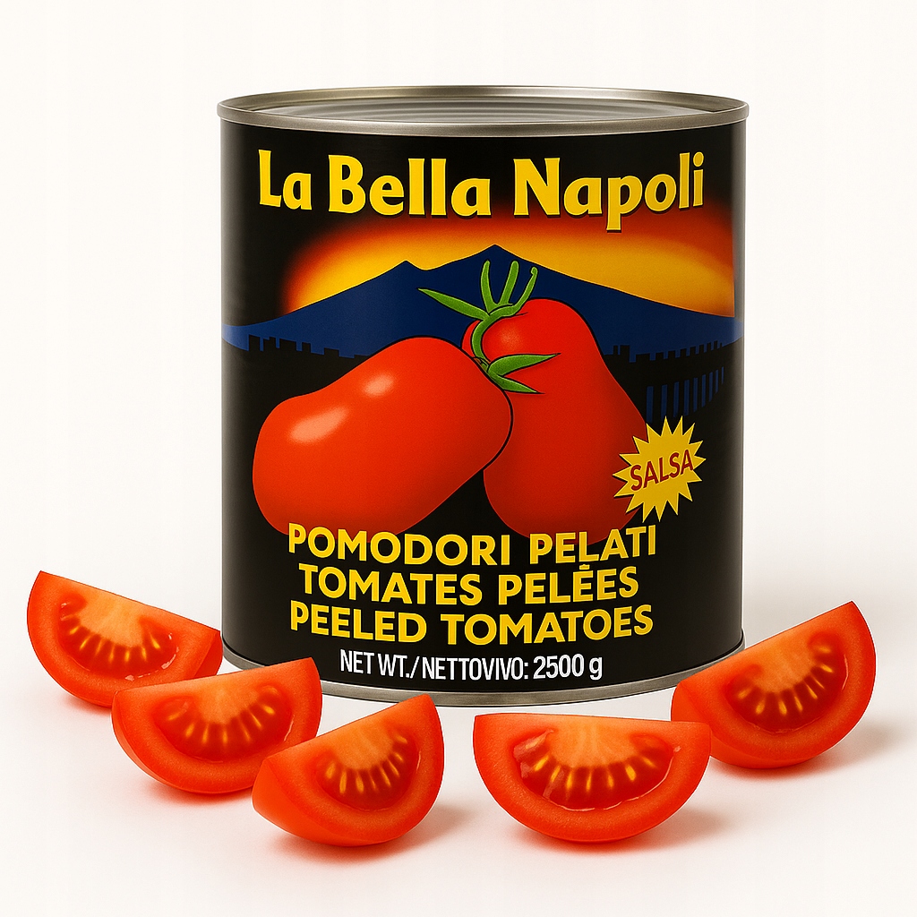 Rajčata Pelati v rajčatovém džusu 2500 g La Bella Napoli
