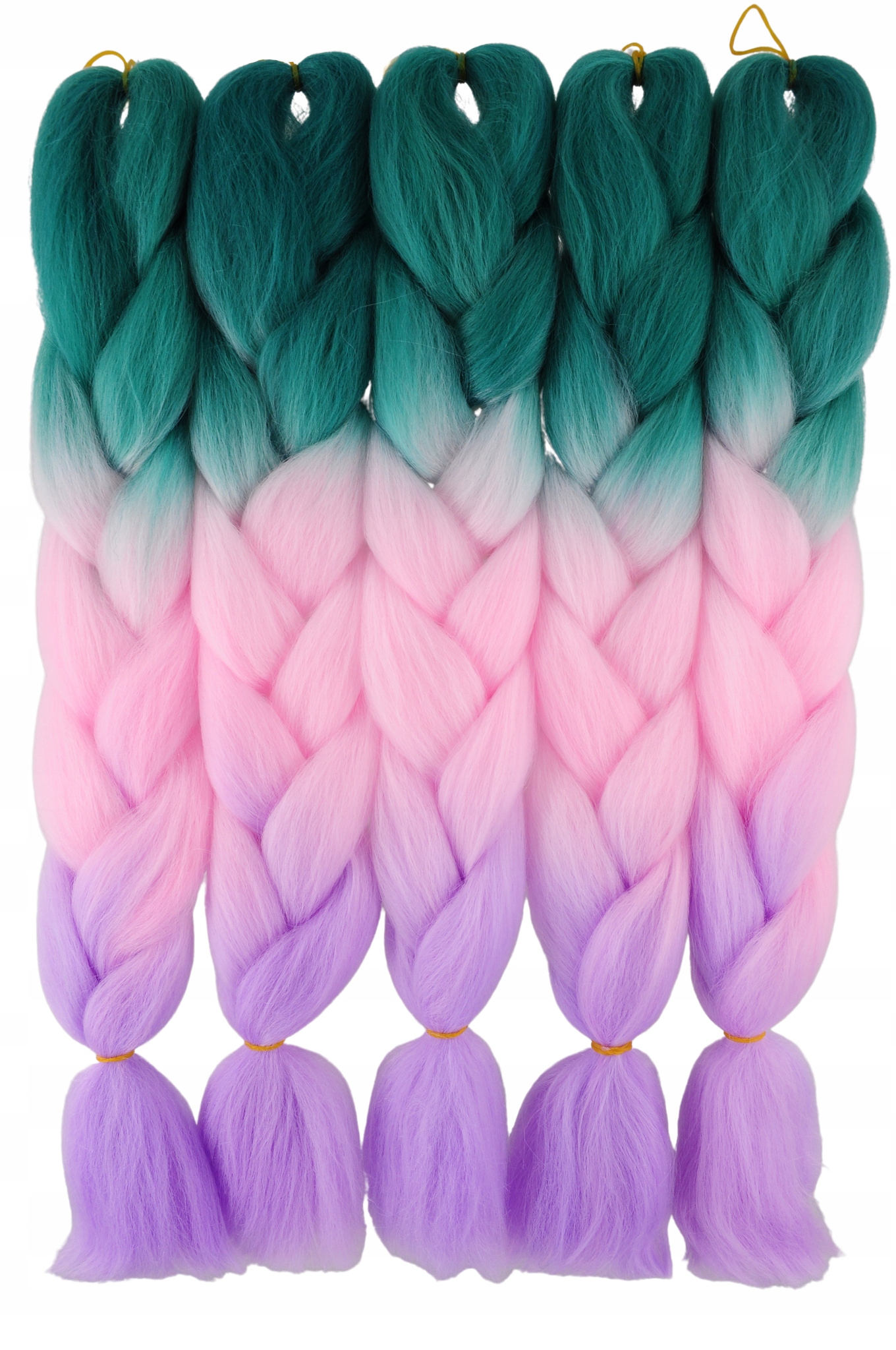 WŁOSY SYNTETYCZNE KOLOROWE WARKOCZYKI OMBRE 3-36 Marka Smart Colours