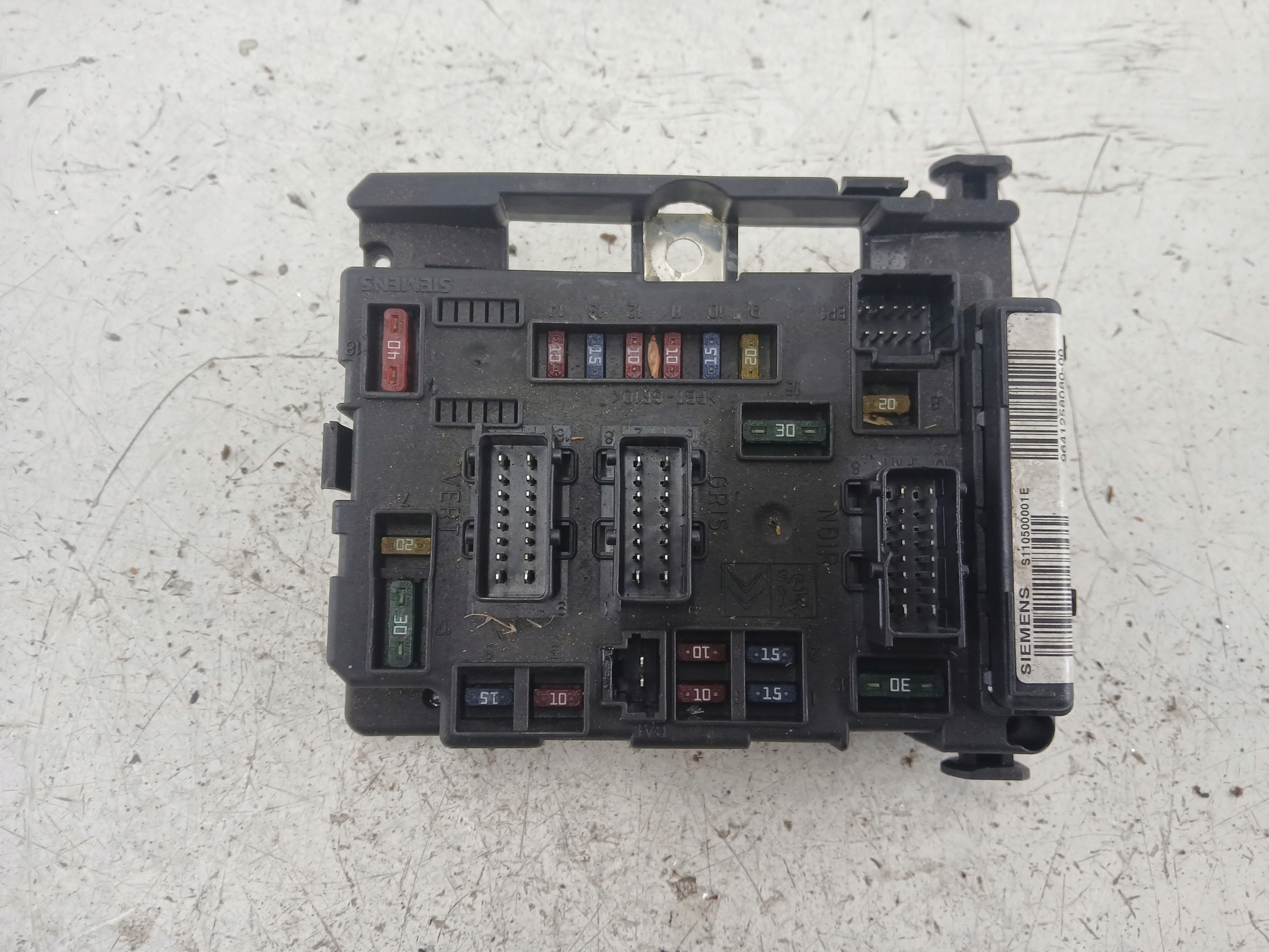 CITROEN C5 e CENTRALINA FUSIBILI modulo BSM 9641258080