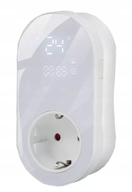 

Gniazdko Termostat 16A Biały Ps Wifi Tuya
