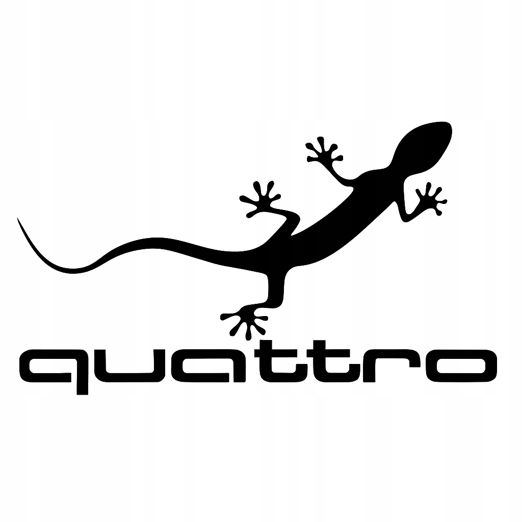 Quattro naklejka na auto