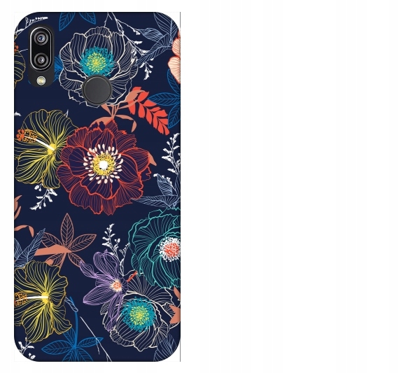 

Etui pokrowiec Huawei P20 Lite Tropical floral kwi