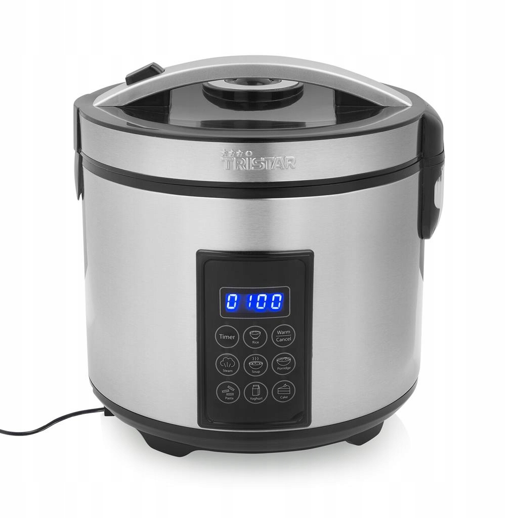 Tristar Digitálny varič ryže a parný hrniec RK-6138 900 W 2,2 L Počet