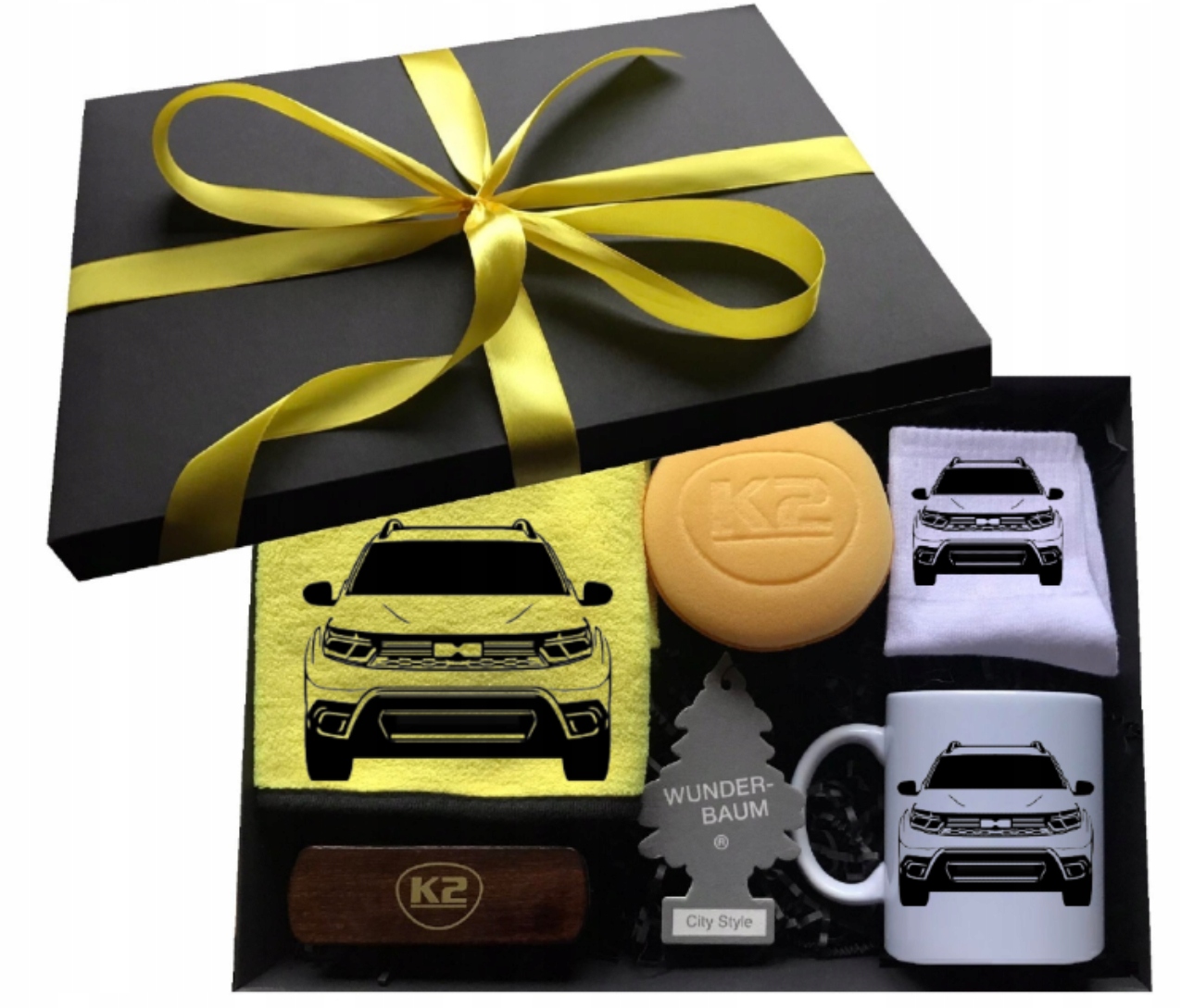 Sada dárek moto hrnků pro chlapce, otce, bratra, řidiče auta Dacia