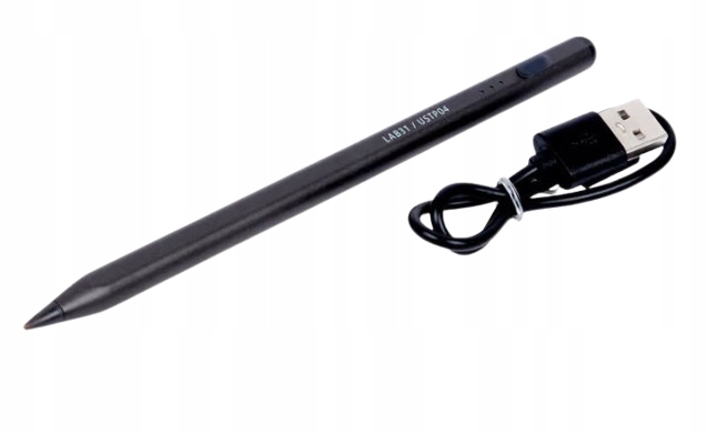 Rysik Uniwersalny Stylus Pen LAB31 Czarny 2 końcówki