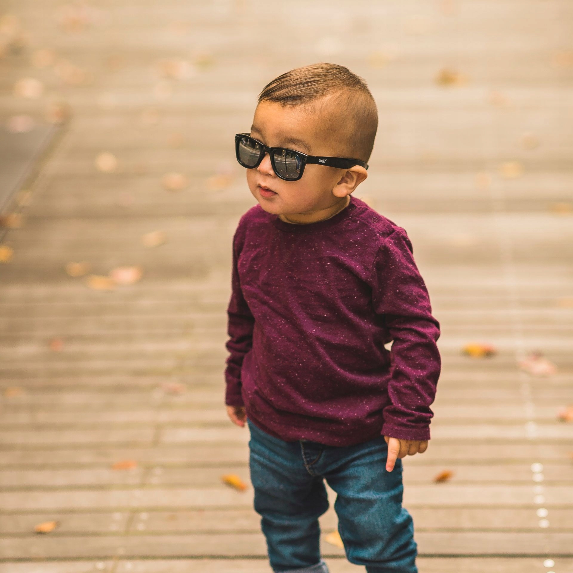 Okulary Przeciwsłoneczne Dziecięce Real Shades Surf Black Gloss 0-2 lata Wiek dziecka 0 +