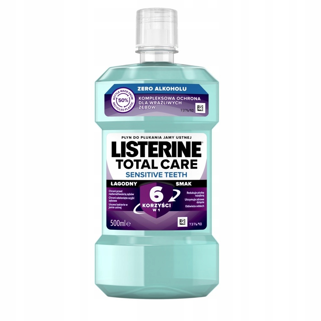 Listerine Total Care Sensitive Ústna voda ústnej dutiny 500ml
