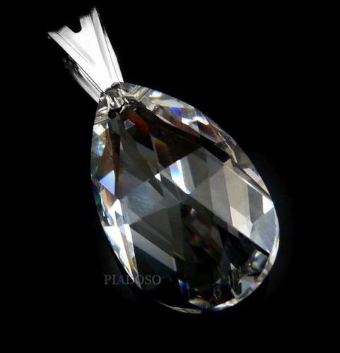 Krystaly Přívěsek Řetízek 28 mm Crystal Stříbro