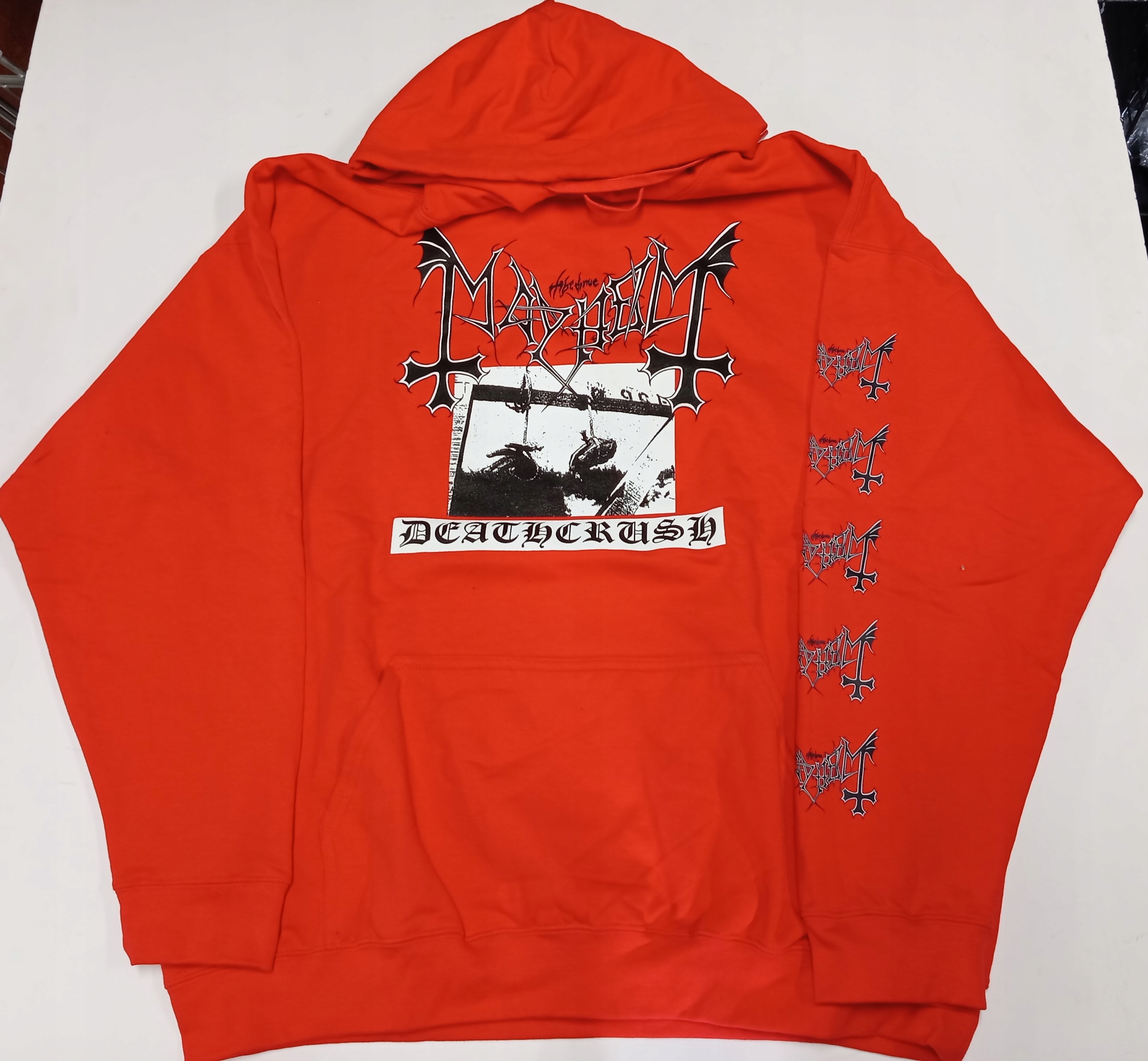 Mayhem Deathcrush Black Metal Mikina Kanguro s kapucí XXL outlet