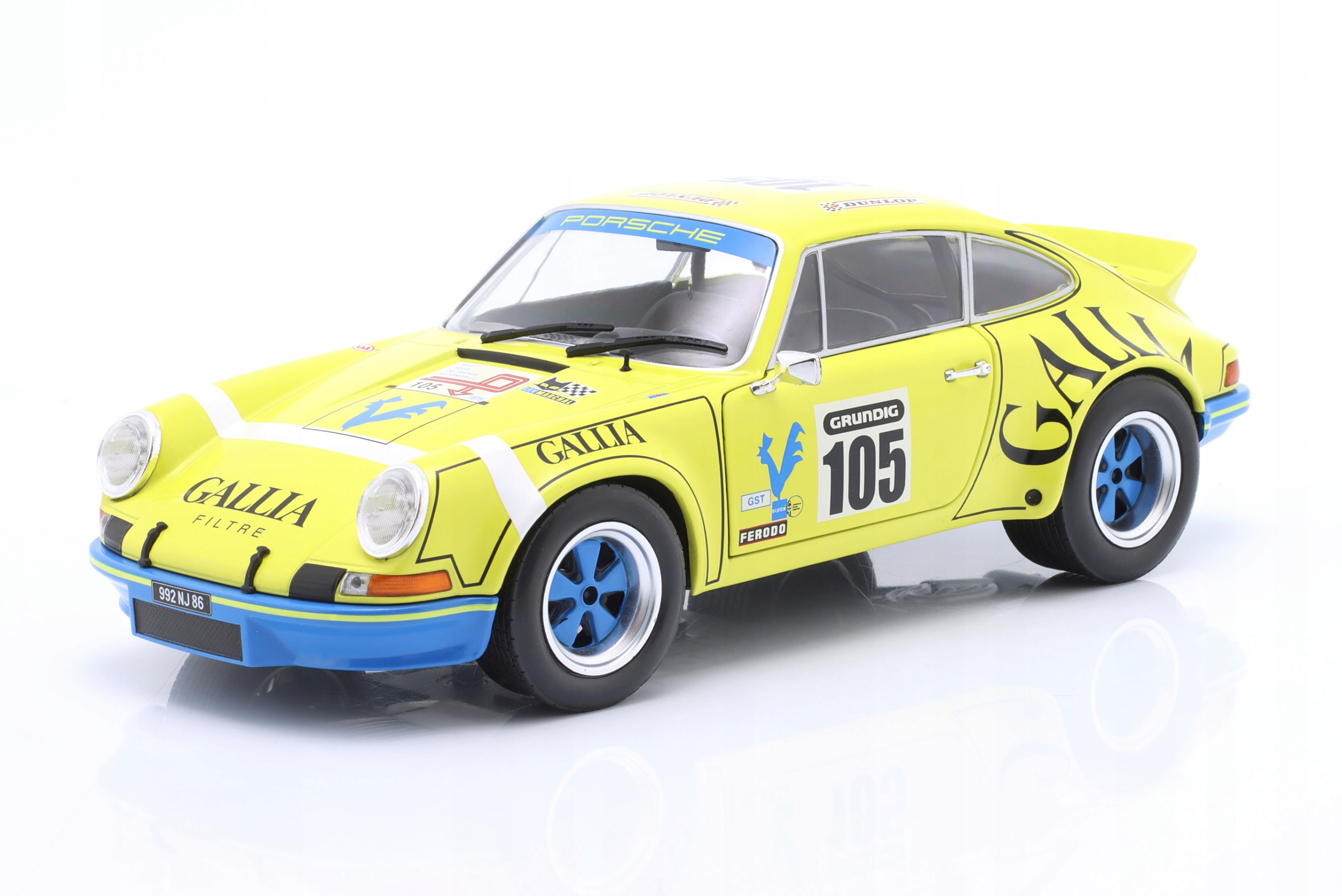 Porsche 911 Carrera Rsr #105 Tour de France Lafosse Angoulet Solido 1:18