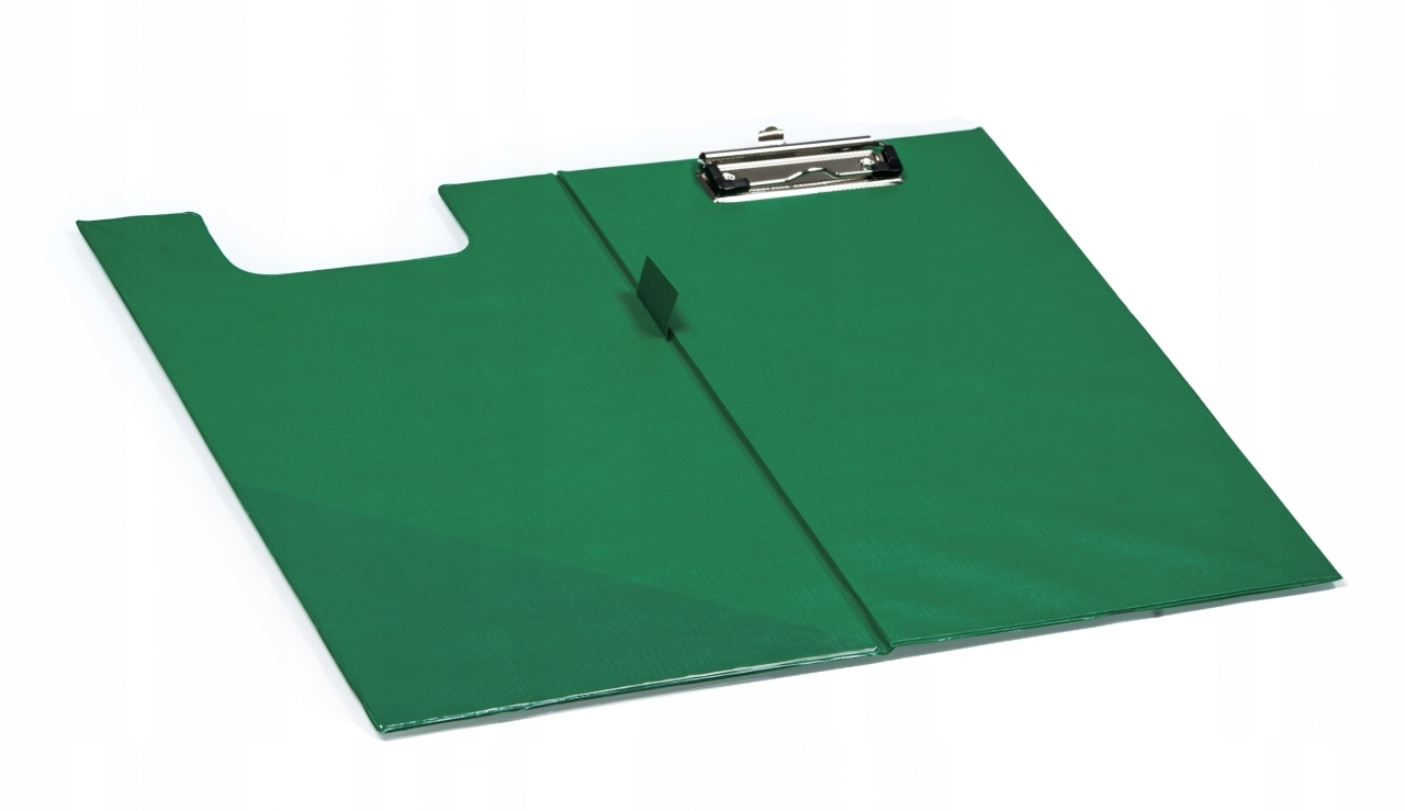 

Deska z klipem zamykana A4 zielona podkładka