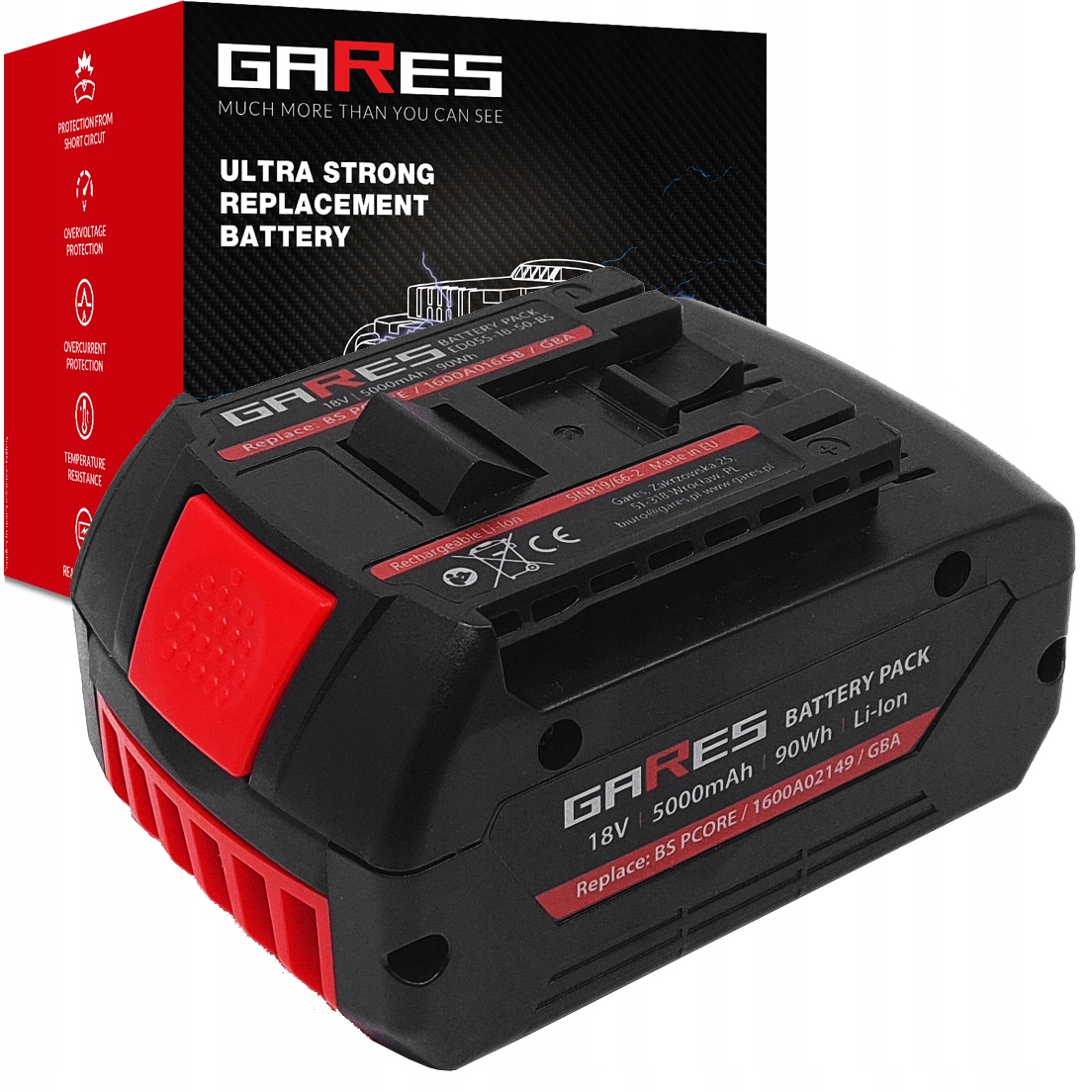 Akumulator do Bosch, Bateria 18V 5Ah ProCORE Gbl Gsr