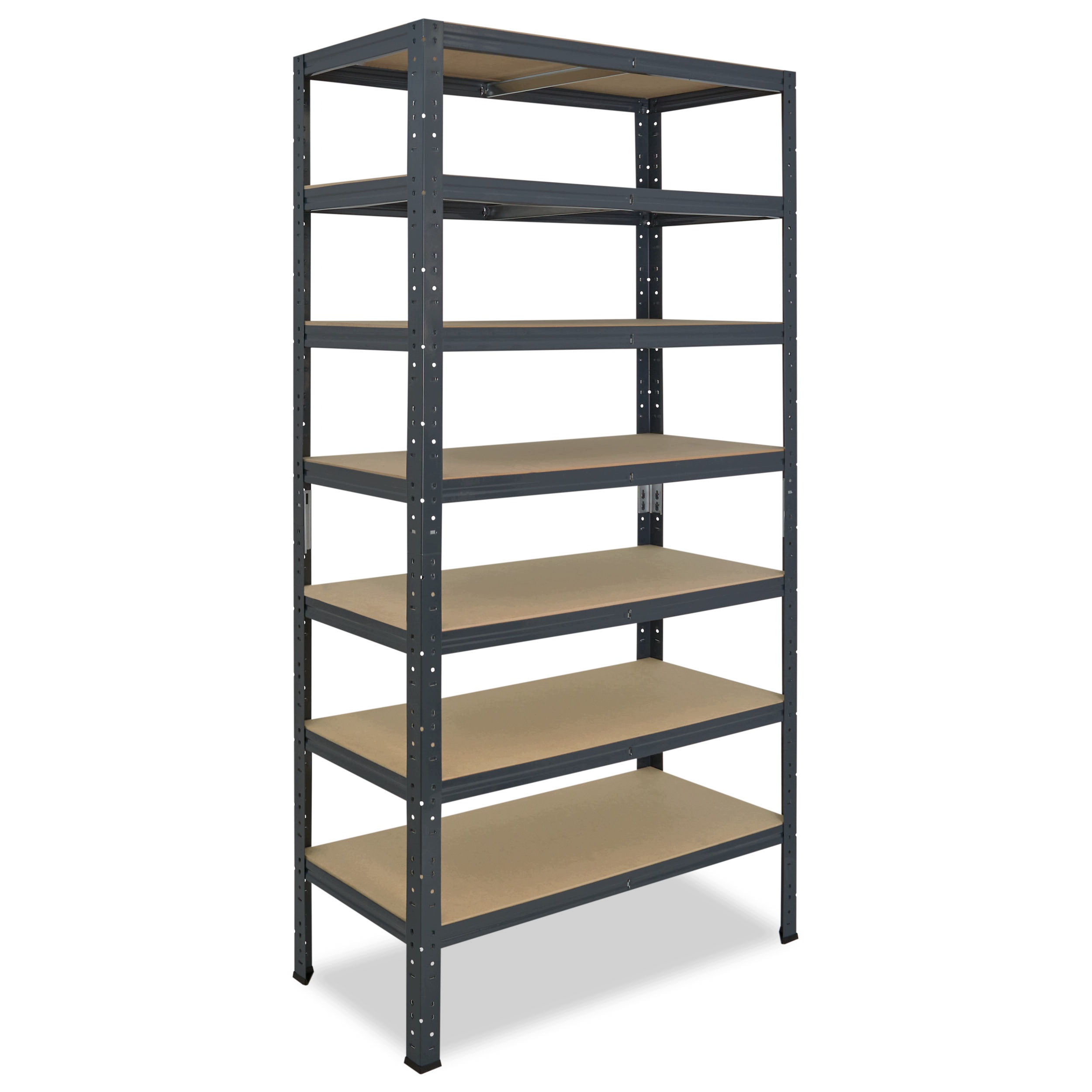 shelfplaza Home 230x100x40 cm regał metalowy antracyt z 7 półkami