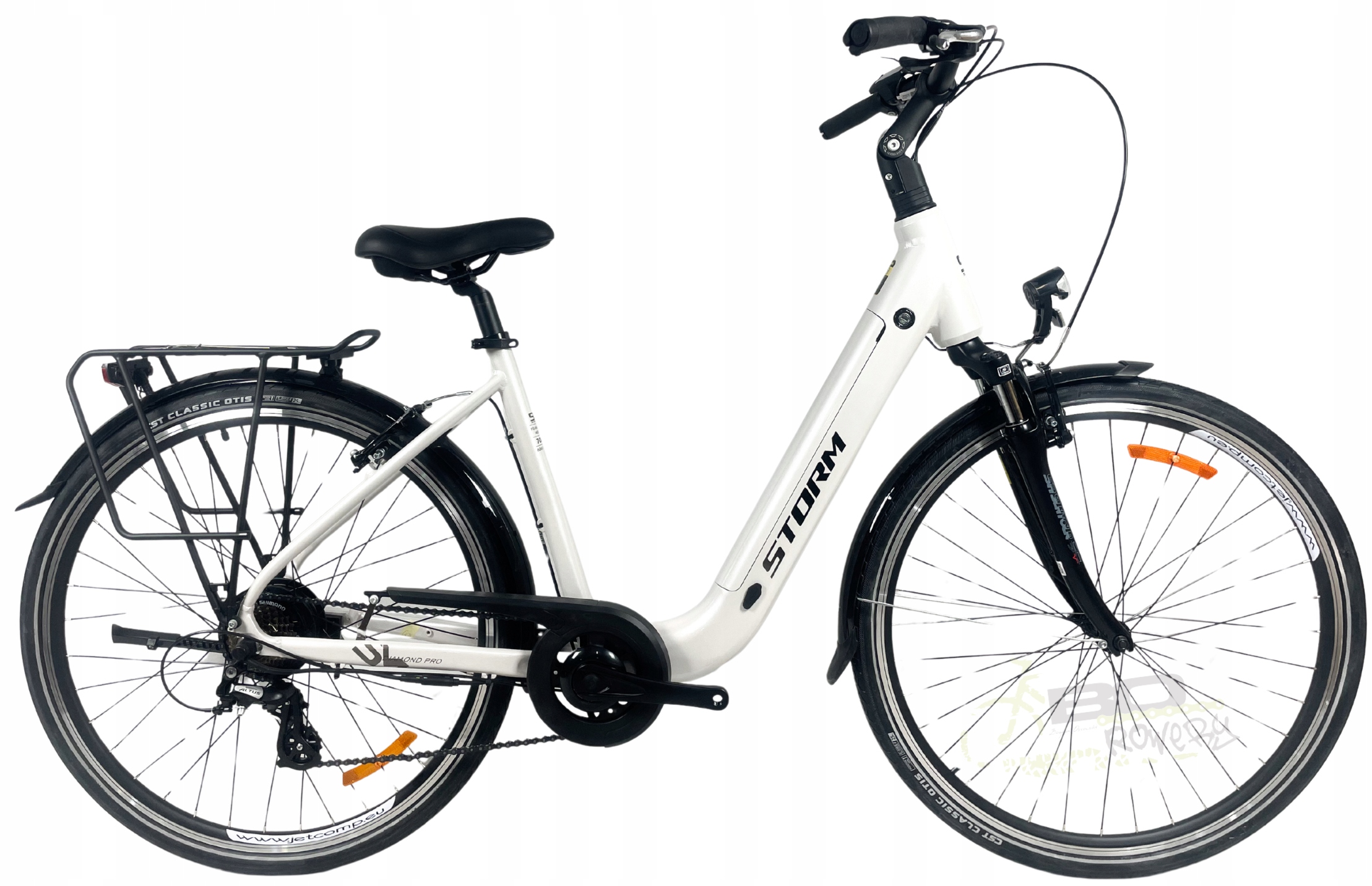 Rower Elektryczny damski Storm E-diamond Pro 1.0 Vbr 19 28 capuccino 2025