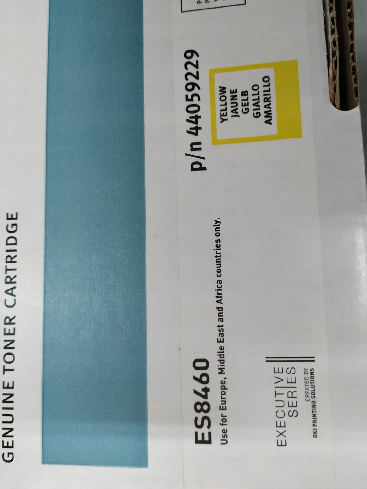 Oki toner žlutý pro ES8460 44059229 Orig Akce