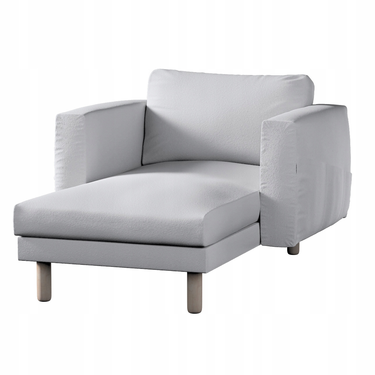 Poťah na ležadlo Norsborg s podrúčkami Ikea biela bukla