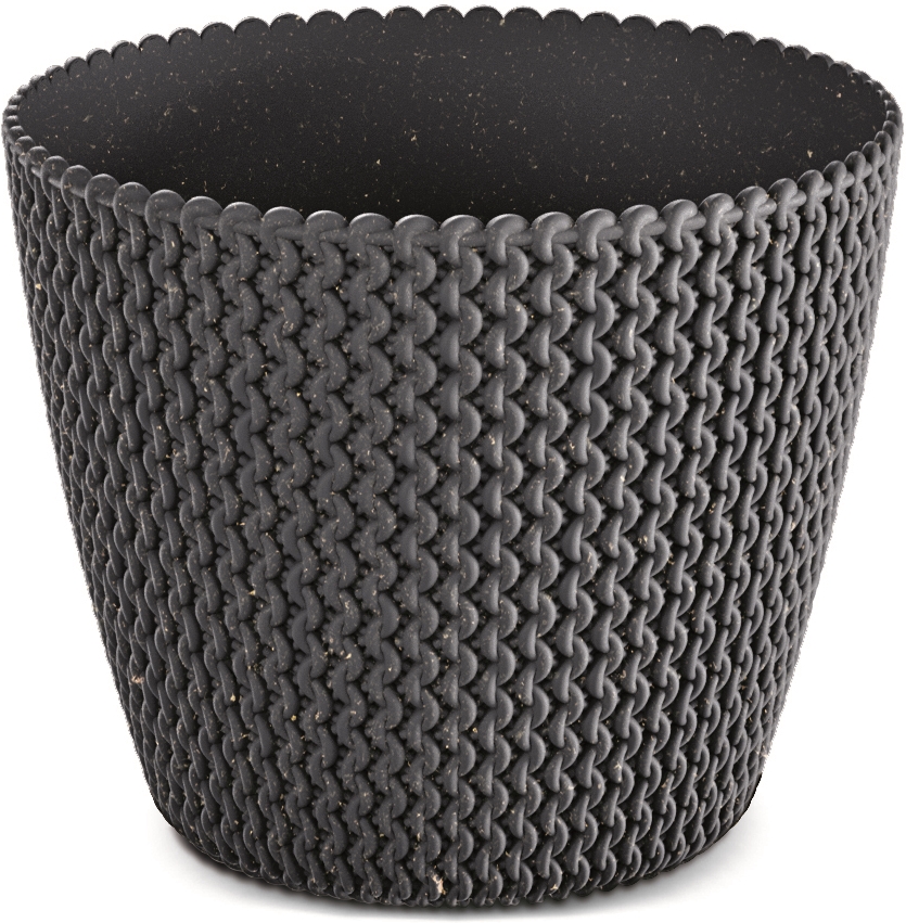 

Doniczka dekoracyjna Eco 19 CM Antracytowa