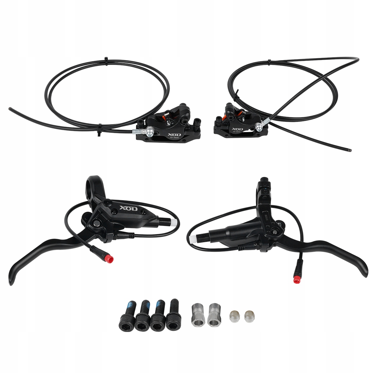 Hydraulické brzdy Vsett Kugoo Xod predné H880 zadné H800 sada